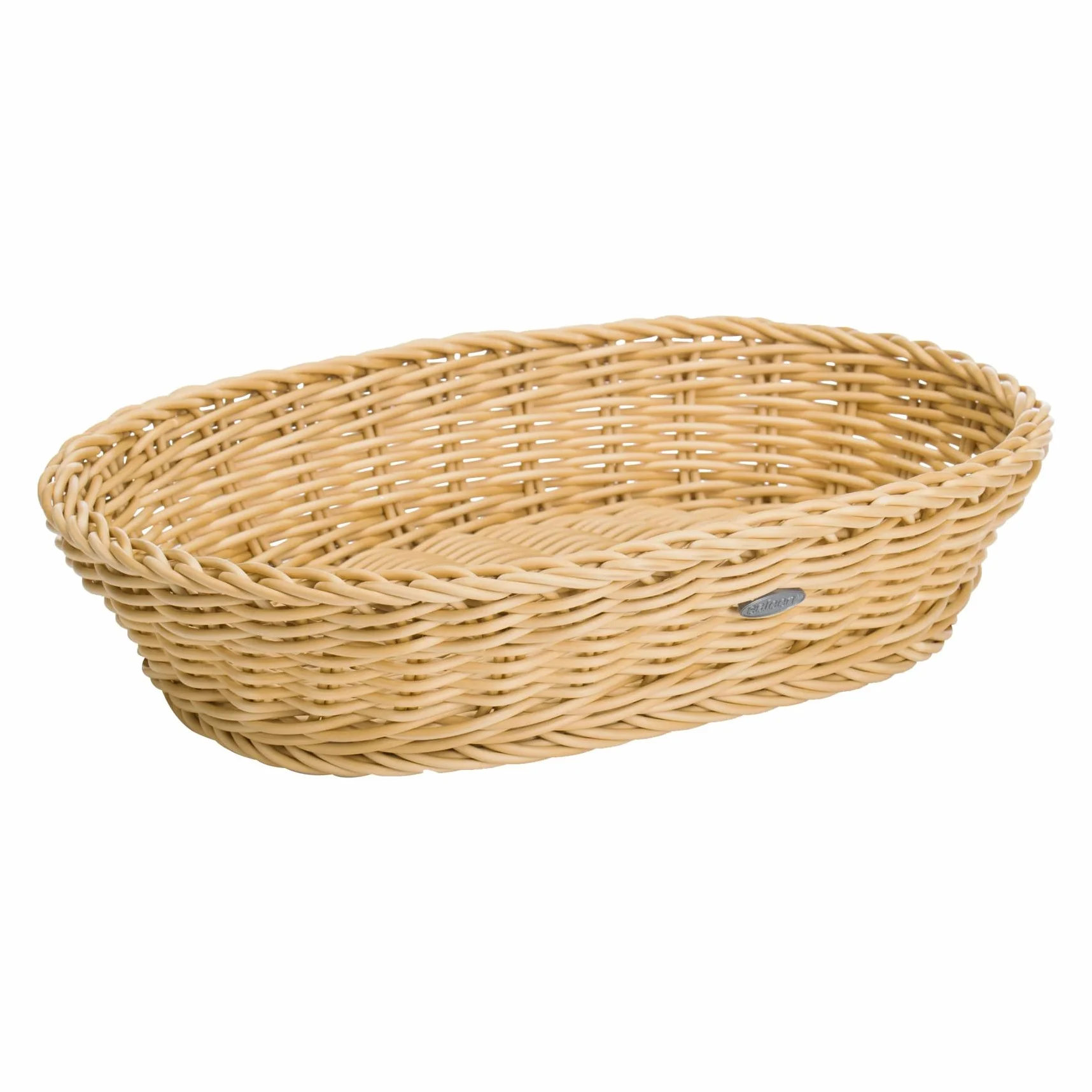 Westmark Cesta multiusos, Apto para hostelería, Oval, aprox 32 x 23 x 7 cm, Fibra sintética, Edición Saleen, Beige claro, 02010730101