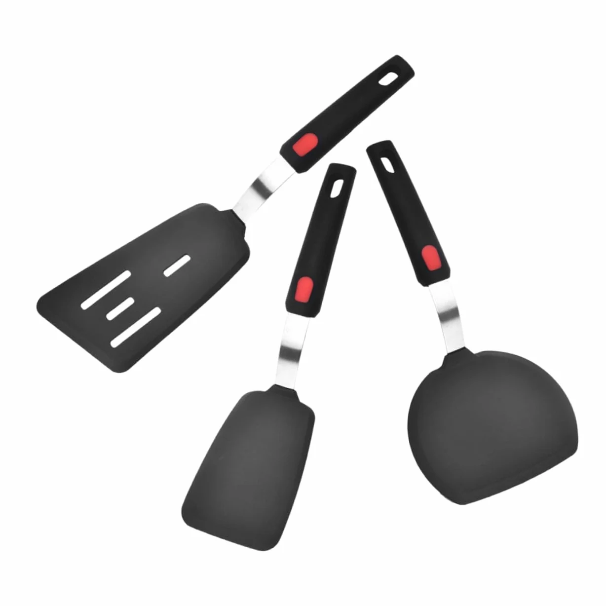 GLEAVI Espátulas de Silicona Espátula Antiadherente Flexible Utensilios de Cocina para Voltear Huevos y Galletas para Cocina
