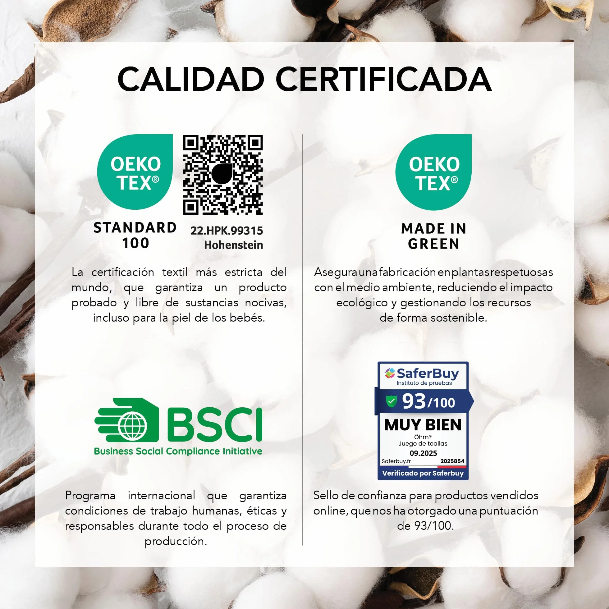 Ôhm Toallas de Baño Grandes 90x180 cm 100% Algodón 500 g/m² – Toalla Ducha Grande Alta Absorción y Suavidad – Gris Oscuro – Oeko-Tex – Pack 2 Unidades