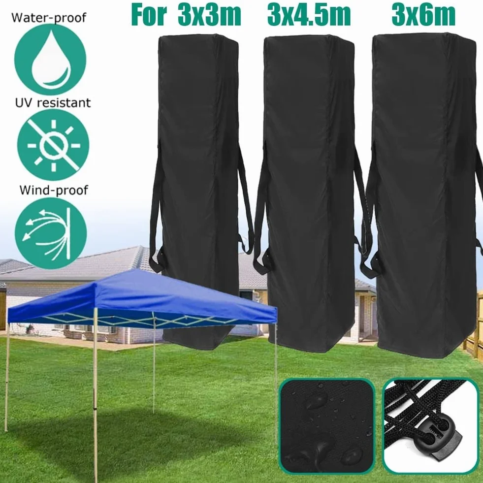 Gazebo impermeable anti-UV portátil para jardín marquesina sombra protección