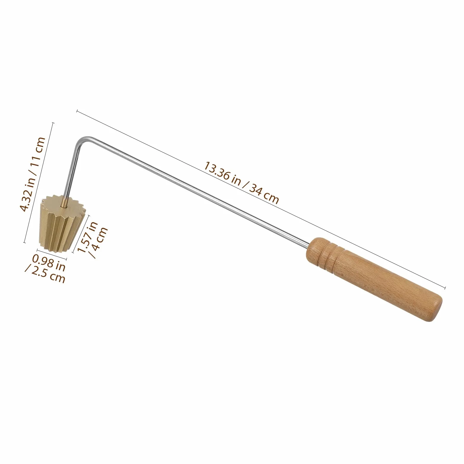 ABOOFAN Molde para Hornear Mini Taza Dorada, Herramienta para Freír y Repostería Diy, Molde de Cocina para Bocadillos Fritos y Panqueques, 1 Pieza para Cocina Nyonya