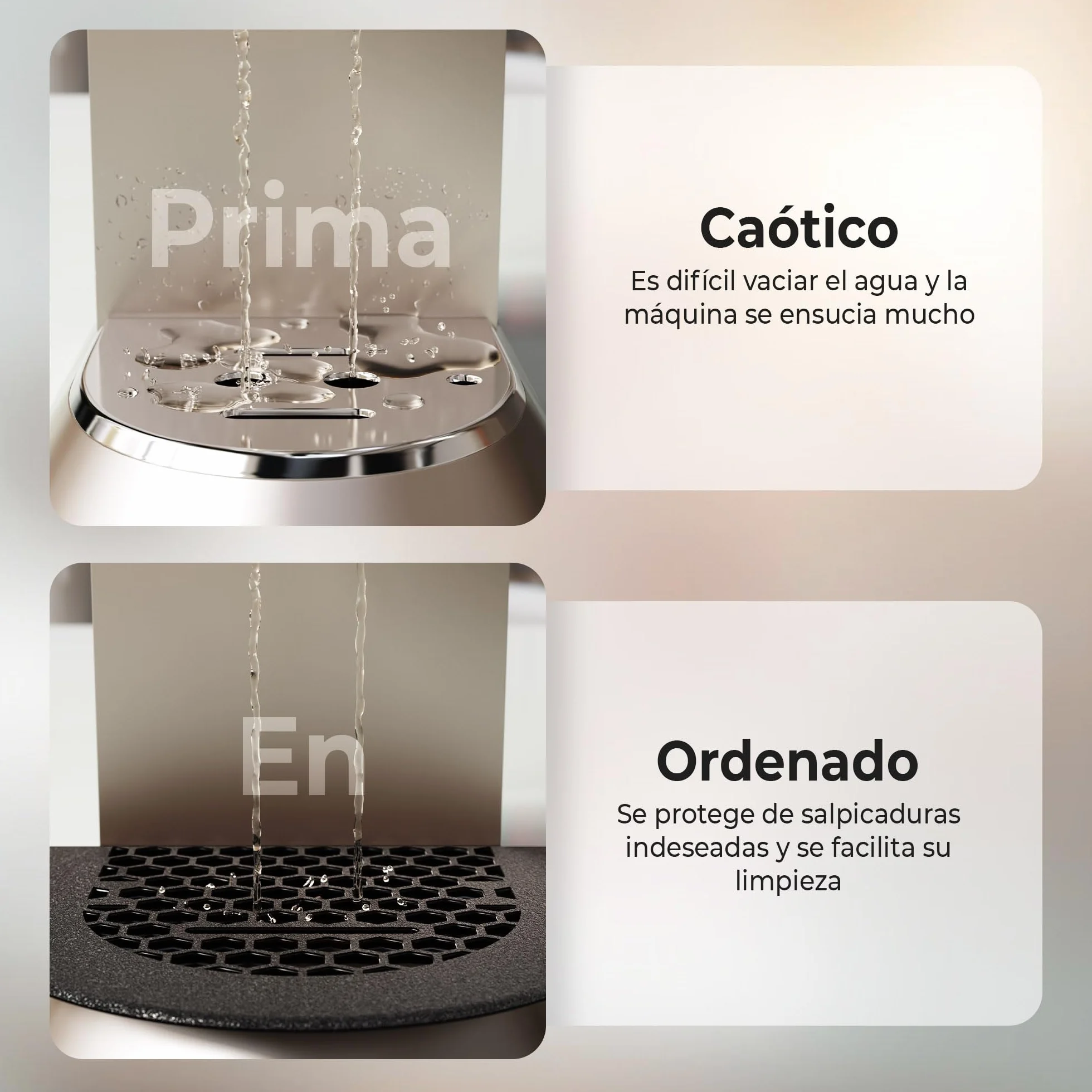 Mobilefox Bandeja de goteo para máquina de café Delonghi Dedica 685 885