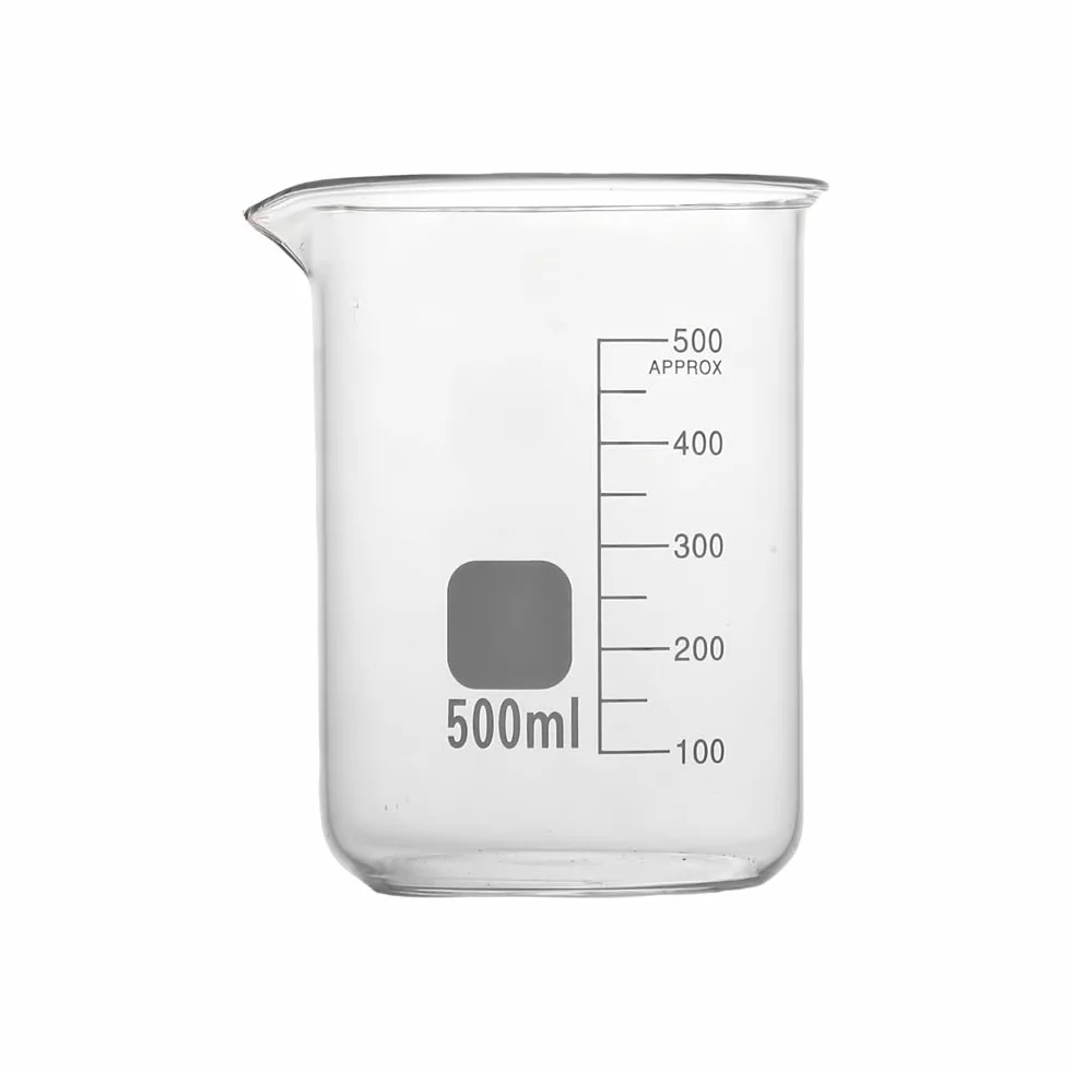 Juego de Vasos medidores Profesionales de Vidrio de borosilicato, Ideales para la Cocina (Juego de 14)