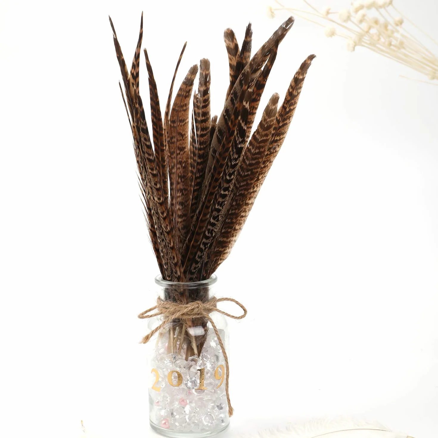 MWOOT plumas de cola de faisán naturales 20pcs 25-30cm decoración ara boda, fiestas de cumpleaños