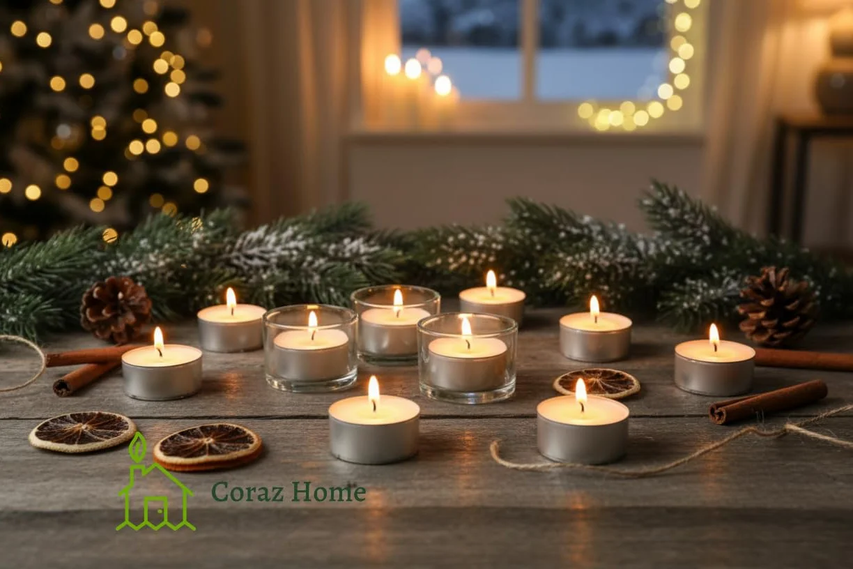 Velas de té naturales sin perfume hechas de velas de cera de soja con 4 u 8 horas de tiempo de combustión Candlelitas Sin parafina en vaso de aluminio reciclable Sin plástico
