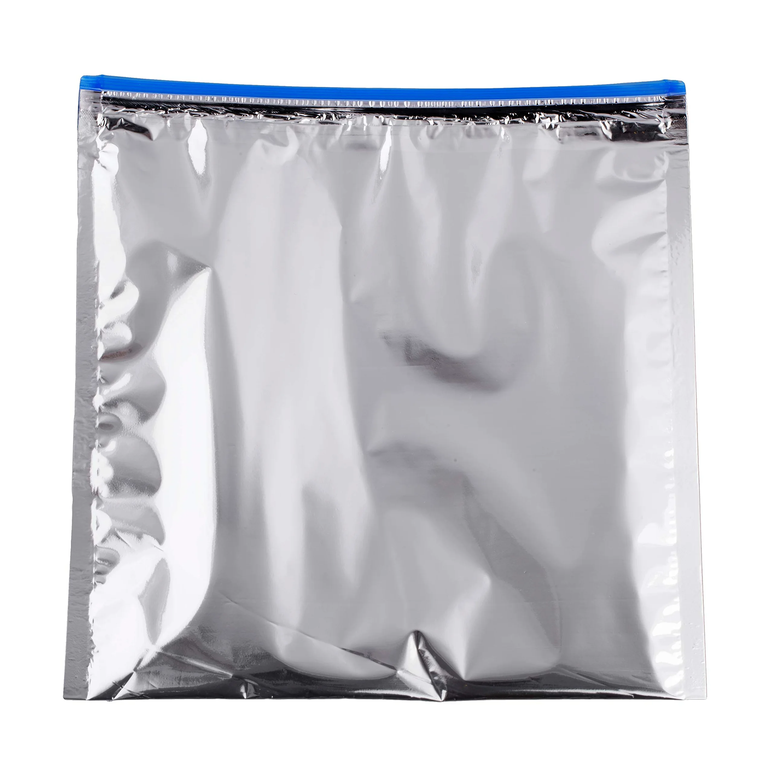 Reusable Sandwich Bags - Best Insulated Bag to Keep your Snacks and Lunch Cool & Fresh - Easy Ziploc Closure - 100% Environmental Friendly - Waterproof & Easy Cleaning | Silver Color by INSU-BAGS