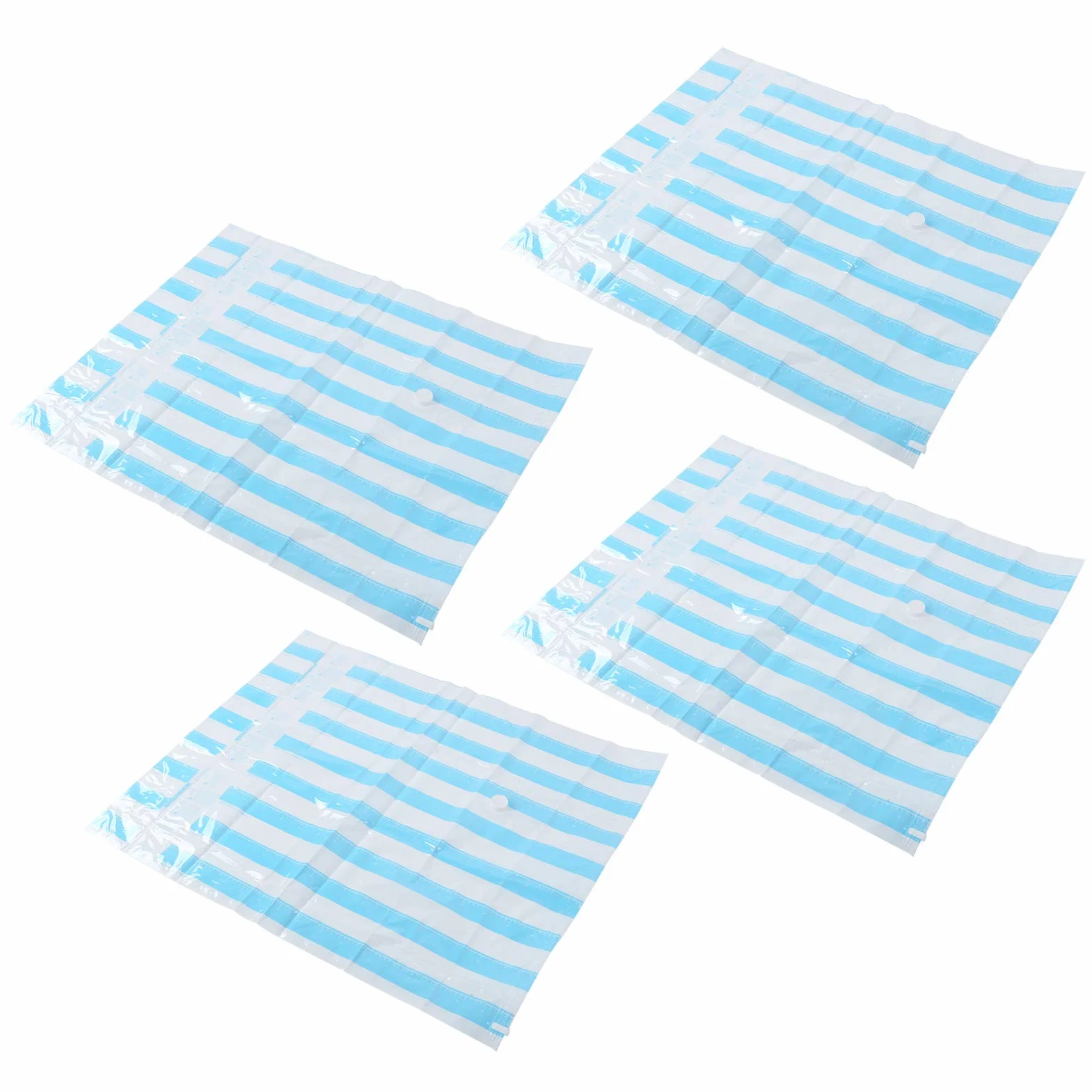 Bolsas de almacenamiento al vacío de viaje para ropa |10 Bolsas de Compresión Reutilizables con Puerto de 3,5 cm |Ahorro de espacio para maletas/hogar/ropa de cama |Cremallera (100 * 80CM)