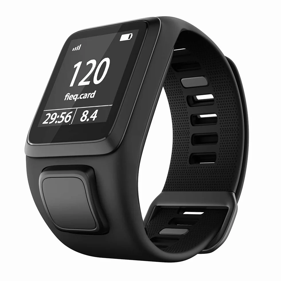 Correa de silicona de repuesto compatible con TomTom Runner 2/3/Spark 3/Golfer 2
