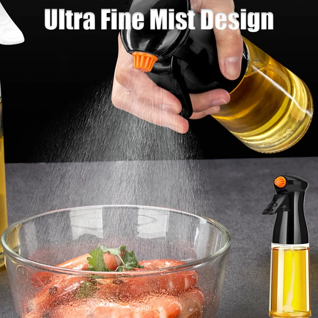 Jamle Oliver - Spray de aceite de 200 ml, pulverizador de aceitunas para cocinar, ampliamente adecuado para freidora de aire, barbacoa, hornear, ensalada (2 unidades-B)