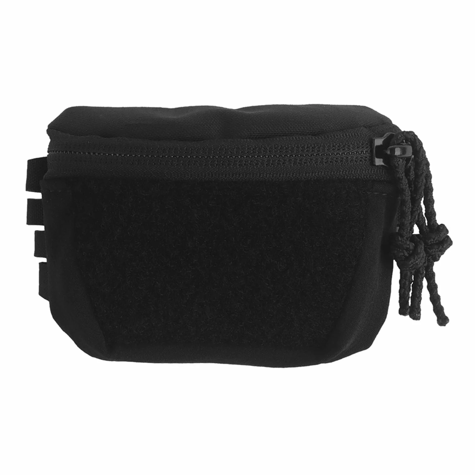Bolsa Trasera para Casco Táctico, Doble Cremallera, Nailon, Batería/Contrapeso para Airsoft