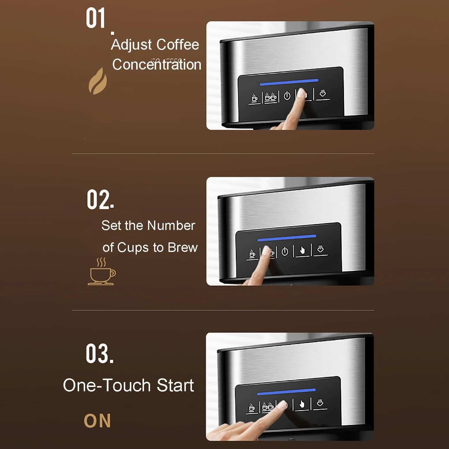 Máquina de café expreso, bar, cafetera con espumador de leche con leche, café molido y mango de café de cápsulas, máquina de espresso para el hogar