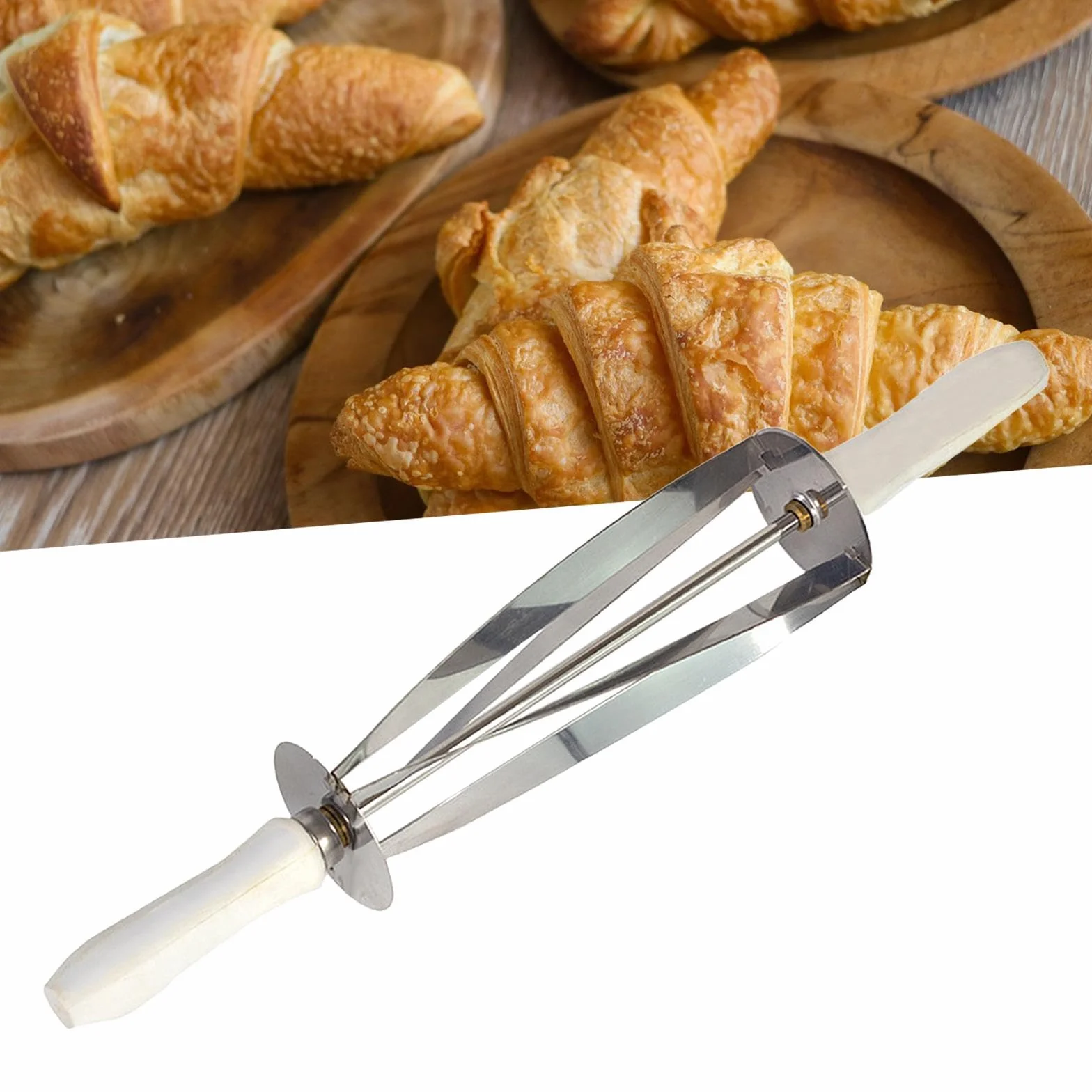 Rodillo de Pan de Herramienta de Corte Rodillo para Superficie Antiadherente Material Resistente Adecuado, Grande
