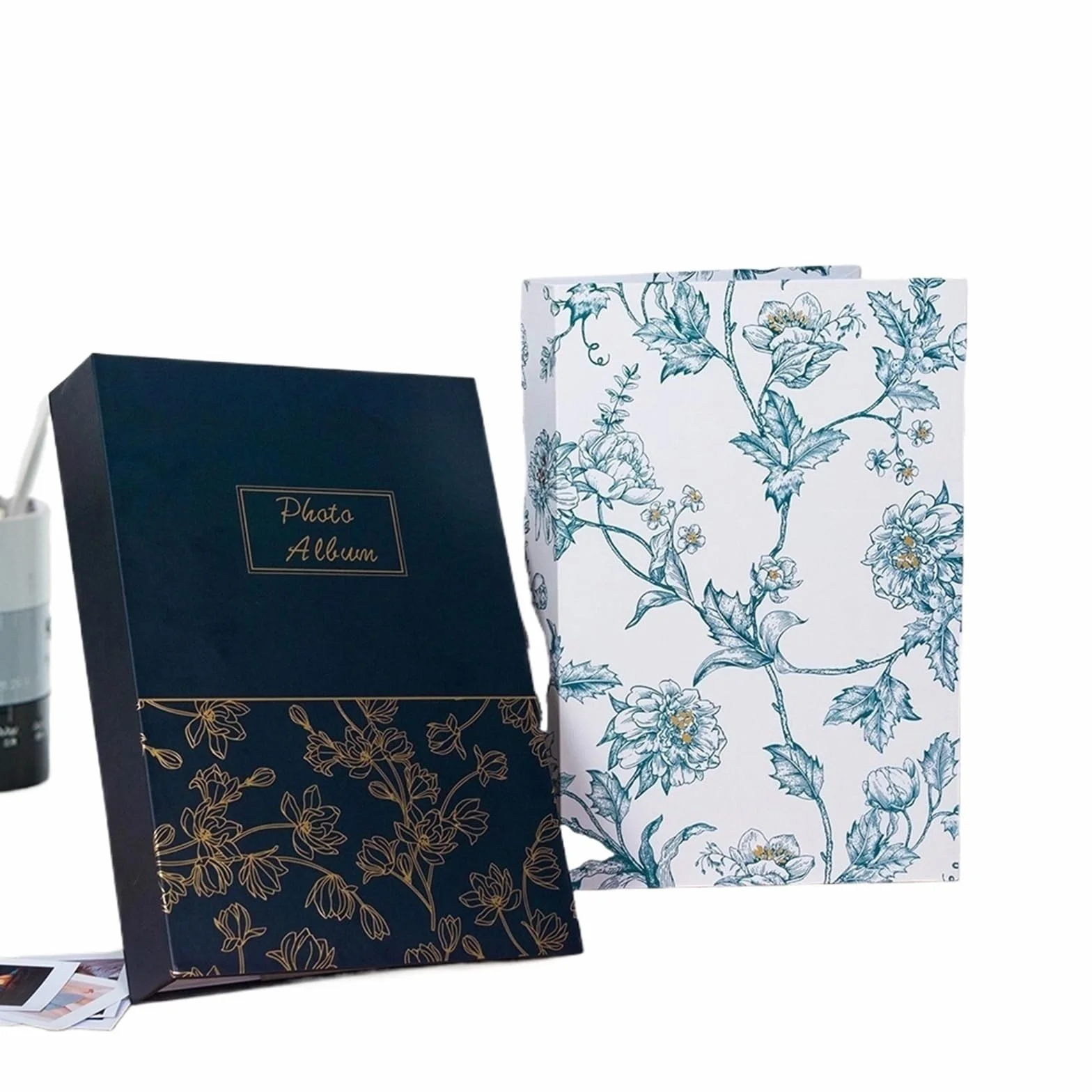 Album Fotos Beautiful Flower Cover Can Write A Photo Album Put 300 6-inch Photos Travel Commemorative Gifts(Color-01)