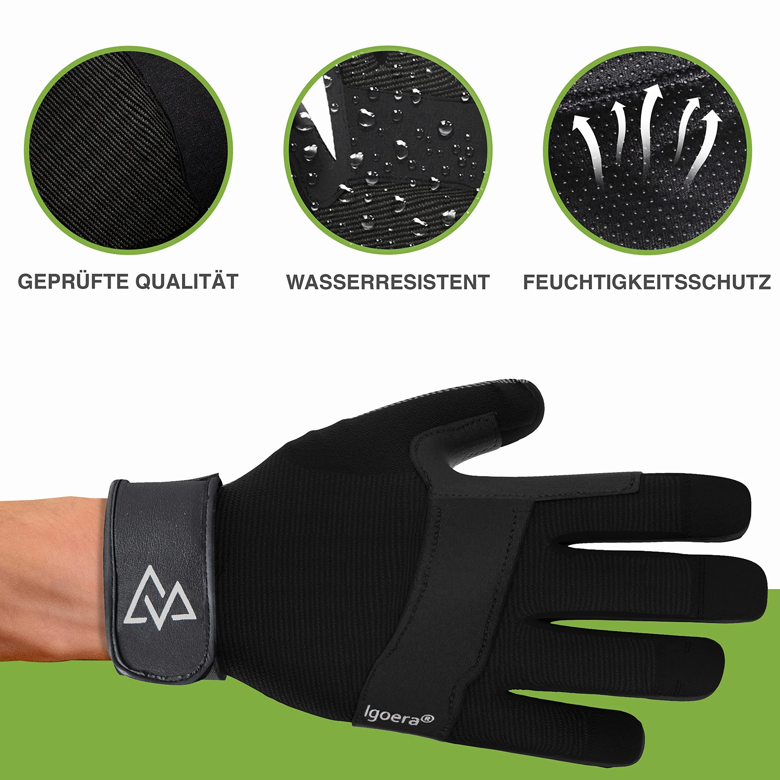 Guantes de Escalada para Hombre y Mujer con Costuras robustas de Agarre y Protección