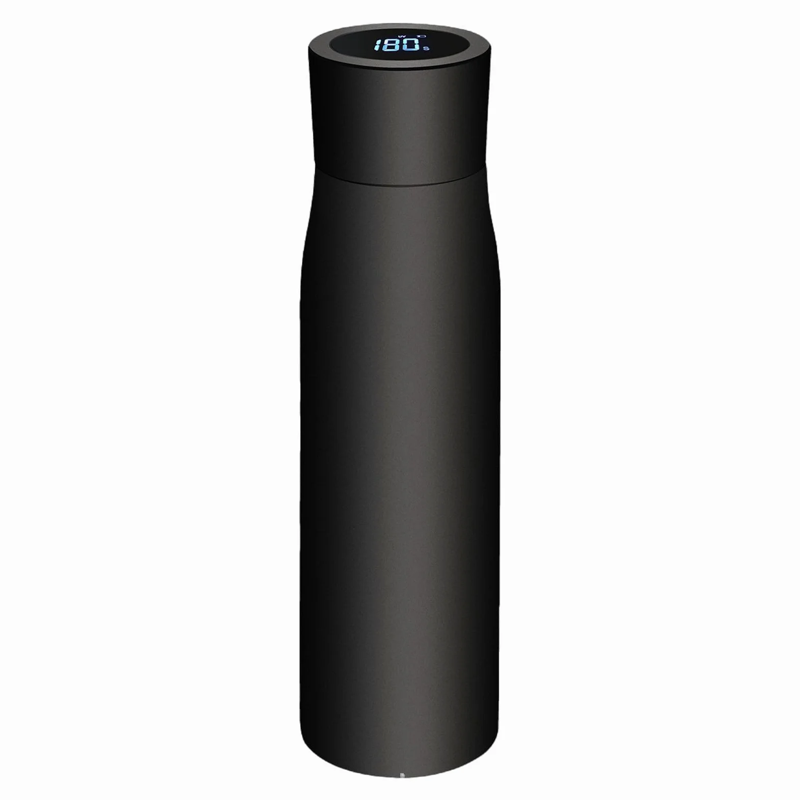 Botella De Agua Inteligente | Botella Térmica LED Con Pantalla De | Temperatura Y Despertador Inteligente - Fondo Antideslizante, Ancha, Aislamiento Al Vacio | Para Viajes, Exterior, Ciclismo,