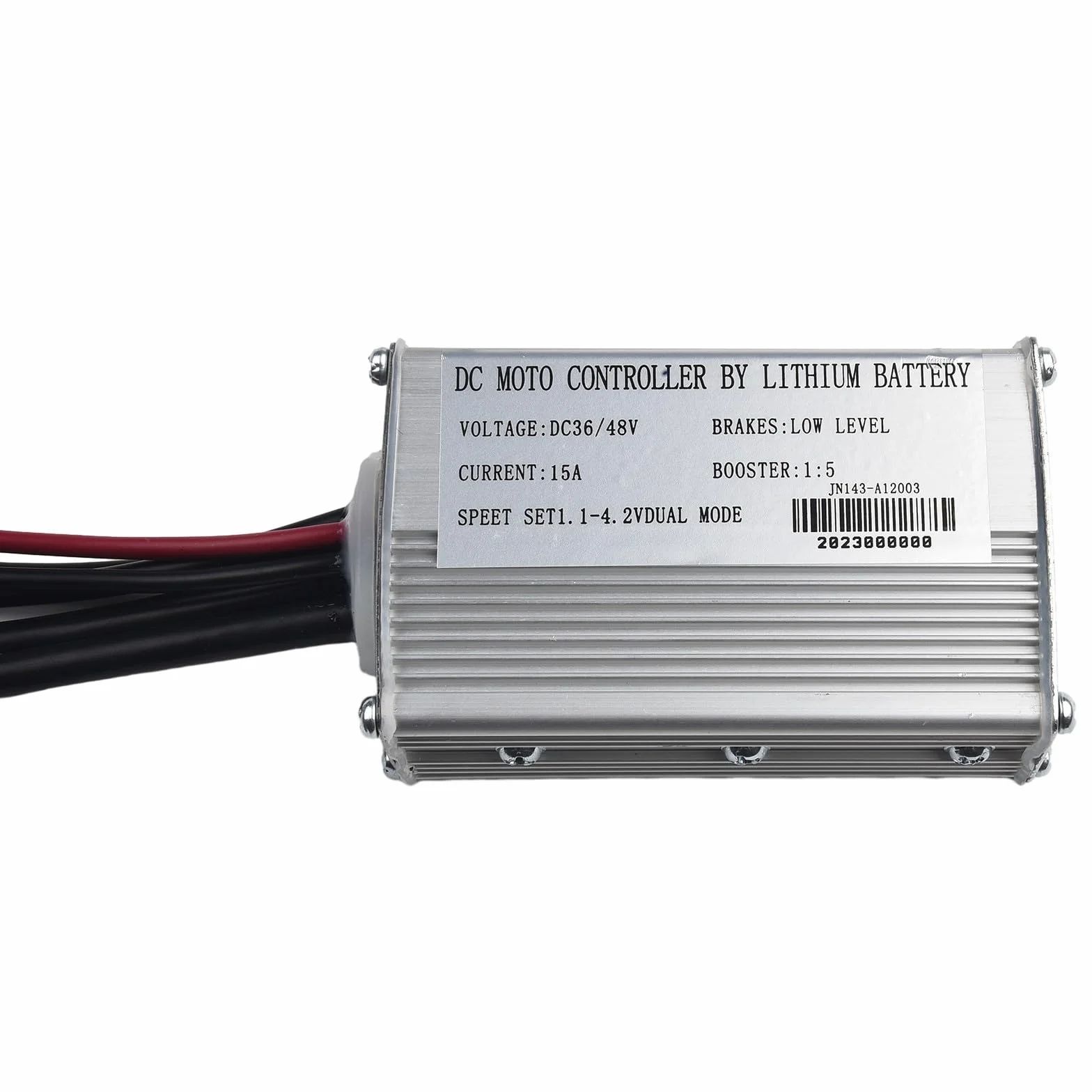 Controlador impermeable 15A 36V 48V para motor de eje sin escobillas Ebike