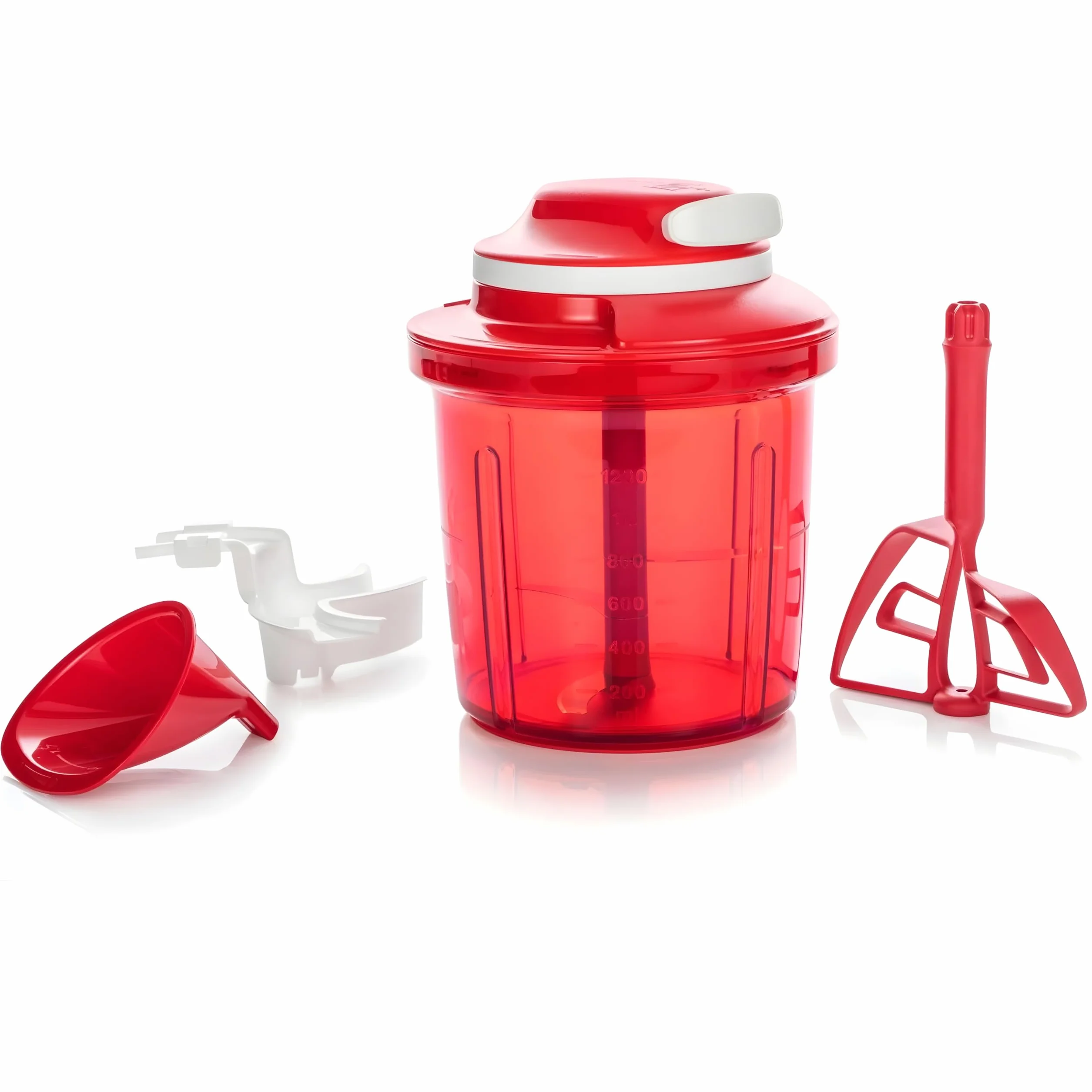 Tupperware Chef Extra-Chef Supersonic - Picador (1,35 L), color rojo