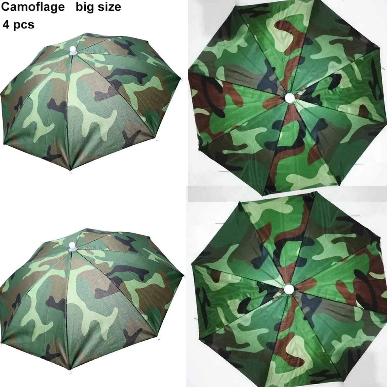 Gorros de Paraguas Plegables para Pesca y Playa