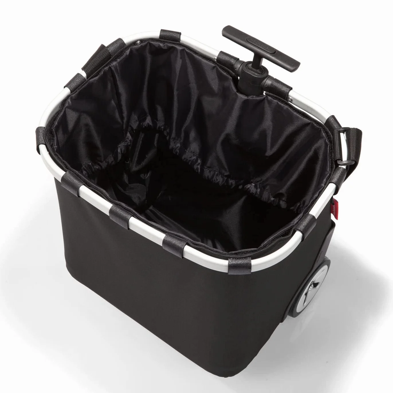 reisenthel carrycruiser - Carro de la Compra de Dos Ruedas portátil con Correa Ajustable para Hombro, Estructura Estable de Aluminio, Material Resistente al Agua, en Negro