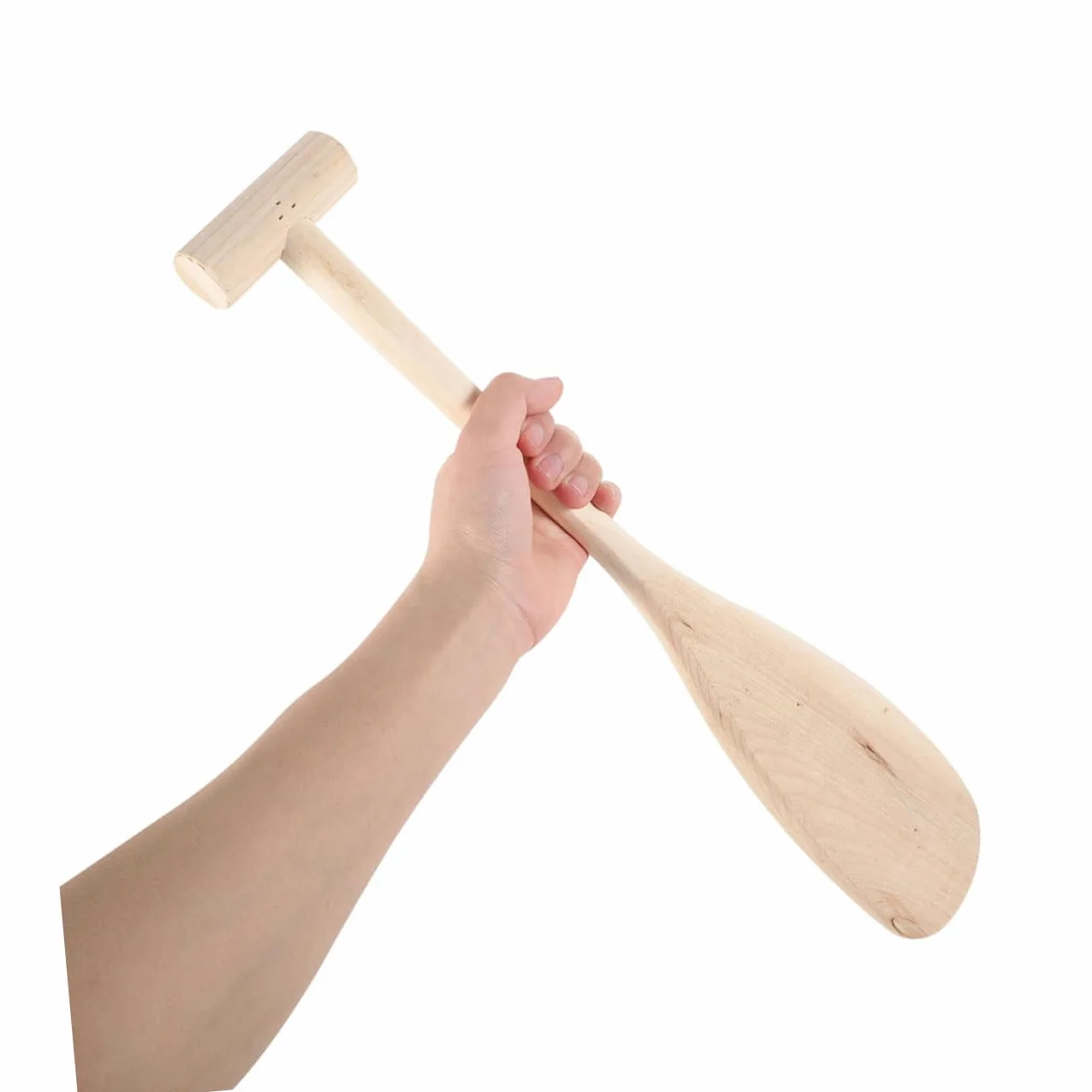 Pala Resistente de Madera Ligera para Kayaks y Botes Inflables