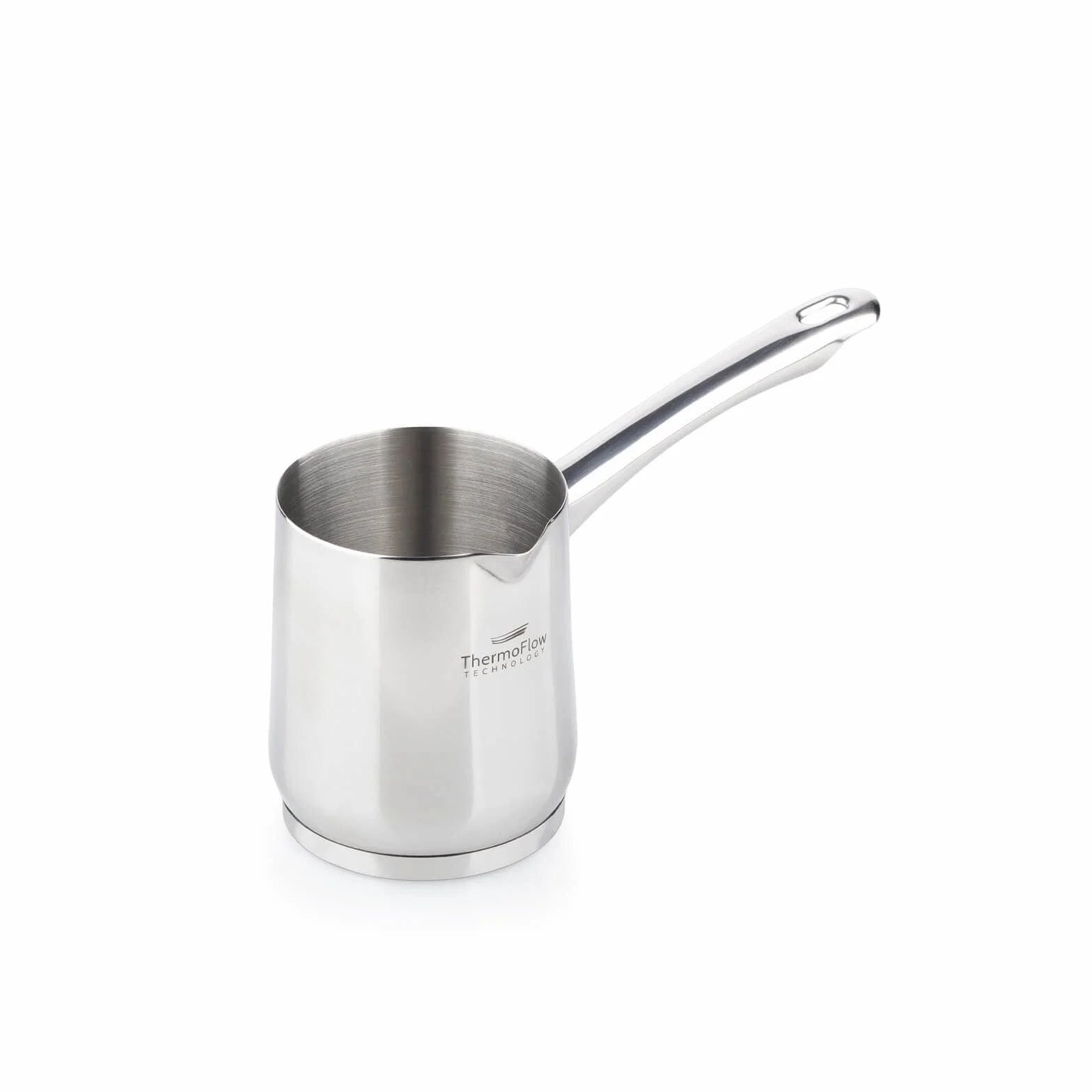 ROSMARINO Jarra de café de inducción de acero inoxidable, 785 ml, modelo 2025, moderna cafetera turca Cezve con base de acero de 3 capas (785 ml)