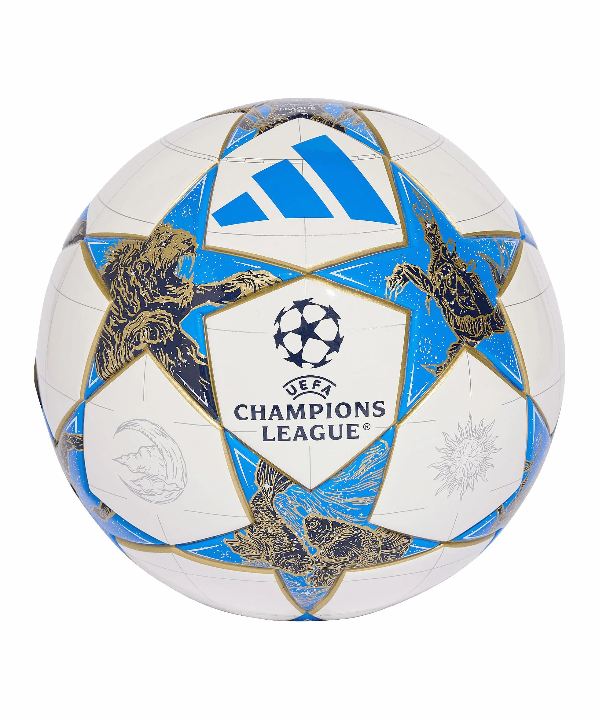adidas UEFA Champions League Balón de fútbol Unisex Blanco Talla 4