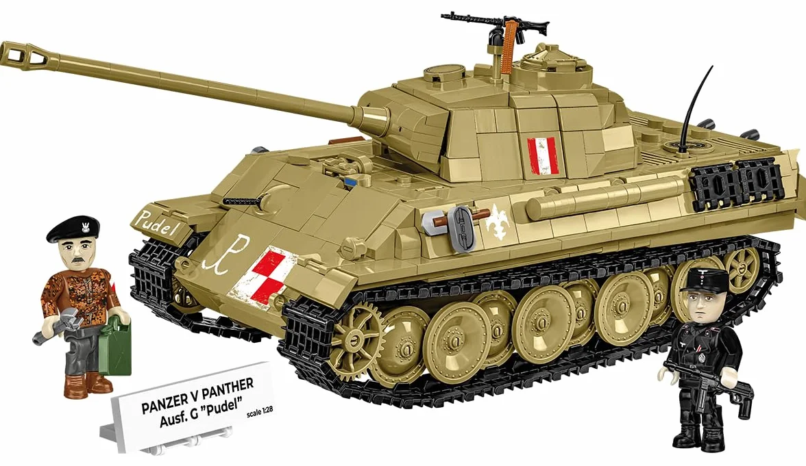 COBI Colección Histórica Panzer V Panther AUSF. G Pudel Tank