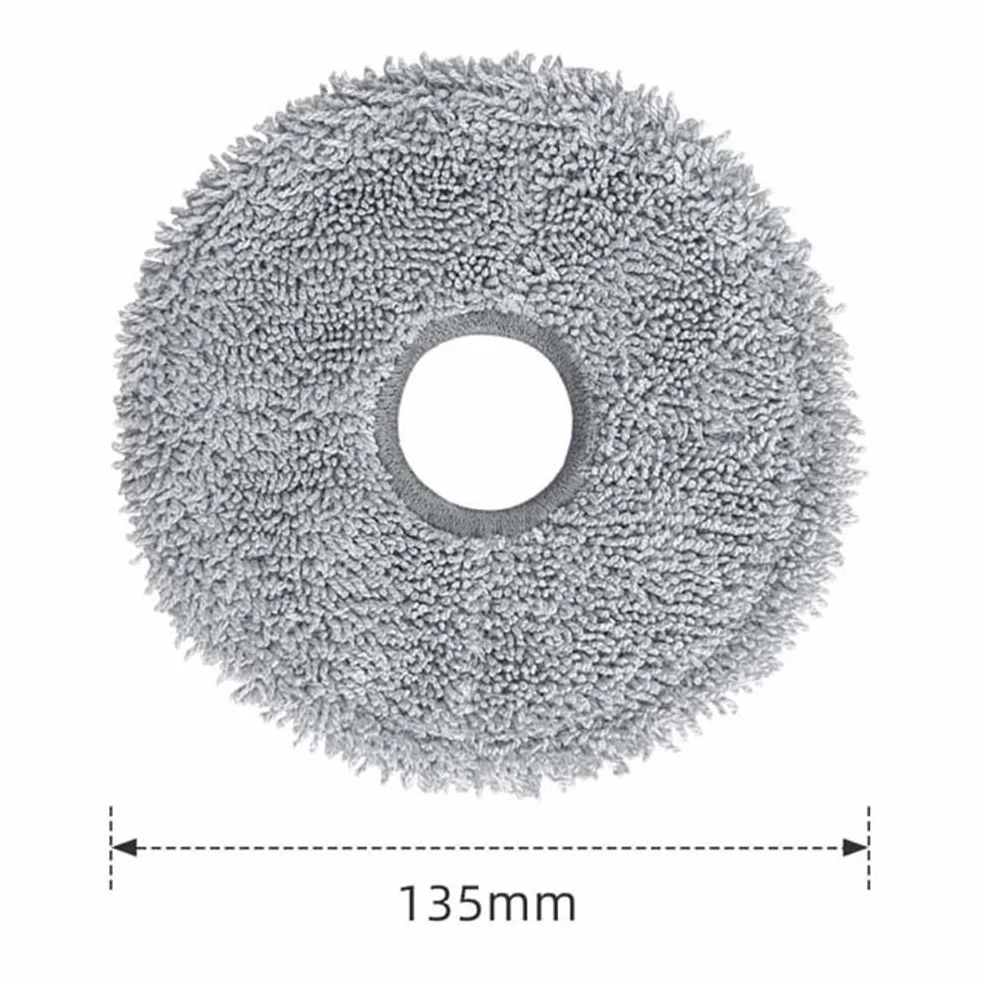 Paquete de 4/10/20 paños de microfibra para mopa Conga 9590/9990/10090 Spin for Revolution Ultra Power Partes de repuesto, gris (paquete de 4)