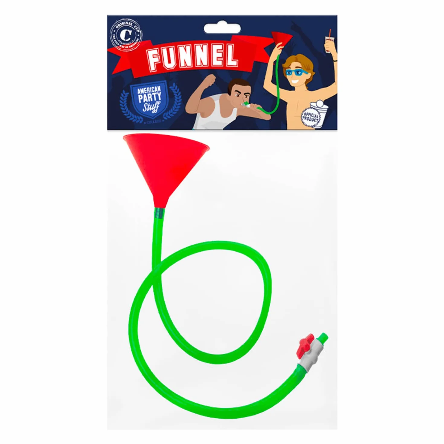 Embudo de Cerveza Original Bong | Beer Bong | Embudo de Cerveza | Plástico Reforzado | OriginalCup®