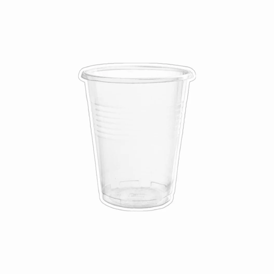 200/750/1500 vasos desechables de 200 ml, biodegradables y compostables, de PLA desechables, libres de plástico, después de plástico (1500)