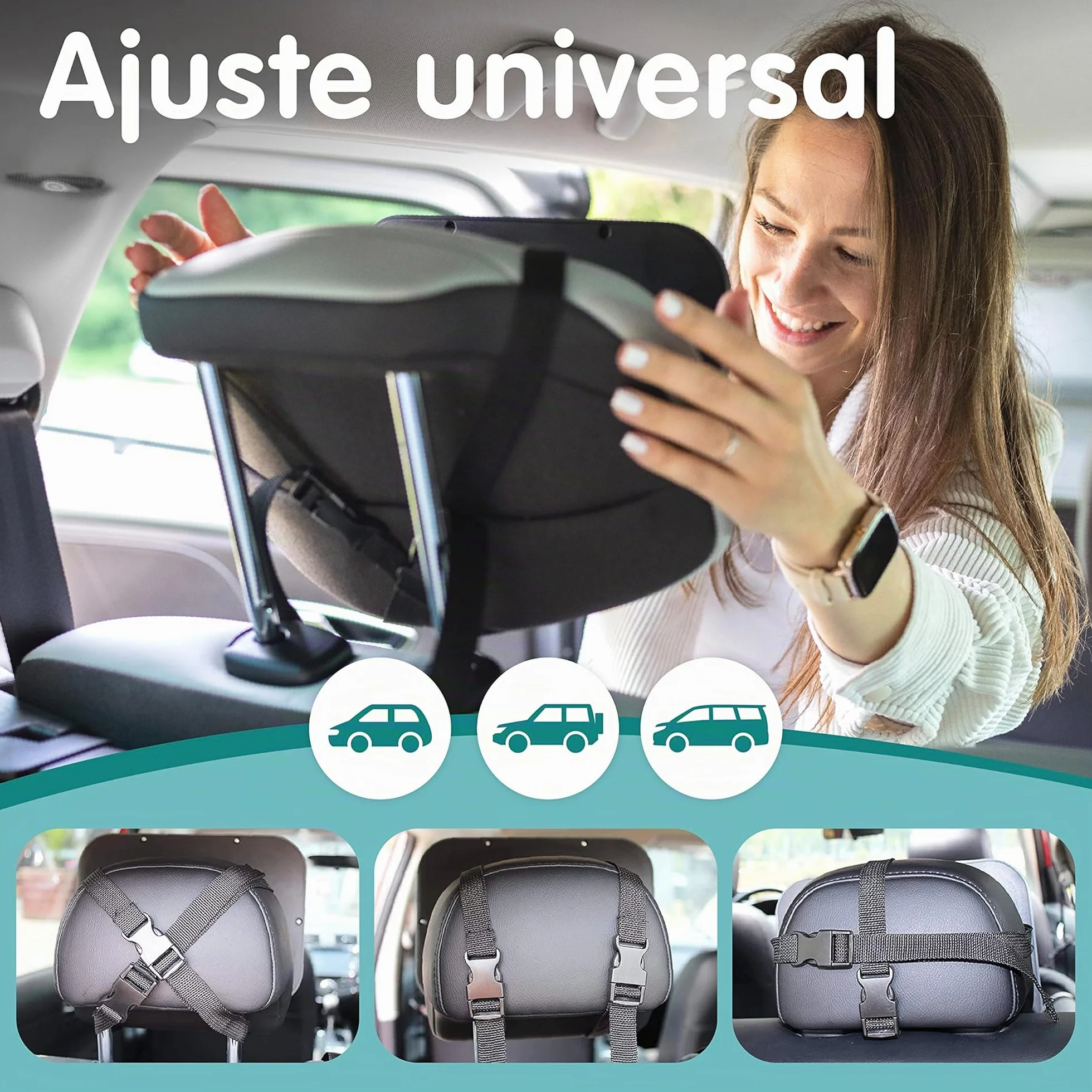 Onco Espejo Coche Bebé Asiento Trasero - Espejo de Seguridad para Padres Primerizos - Premio LovedByParents