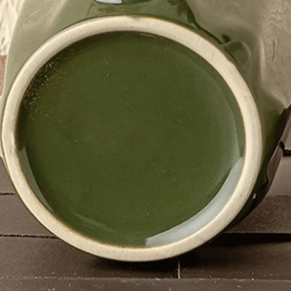 ENGENDER Tazas Cafe Taza Retro con Espejo Y Patrón De Diamantes, Taza De Café, Taza De Cerámica De Nicho Mug Cups(A)
