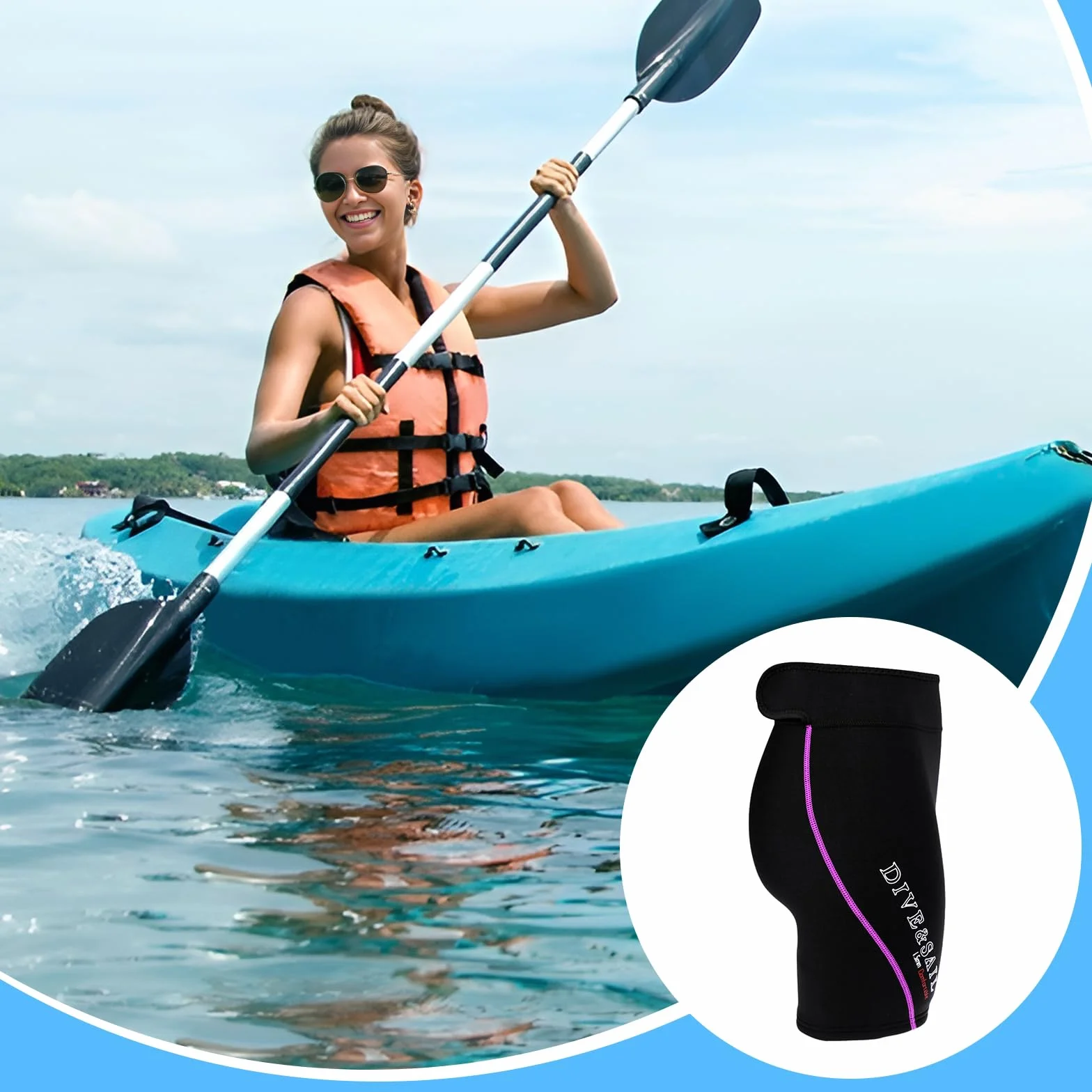 Sharplace Pantalones De Buceo De Neopreno De 1,5 Mm Snorkeling Trunks Wetsuit