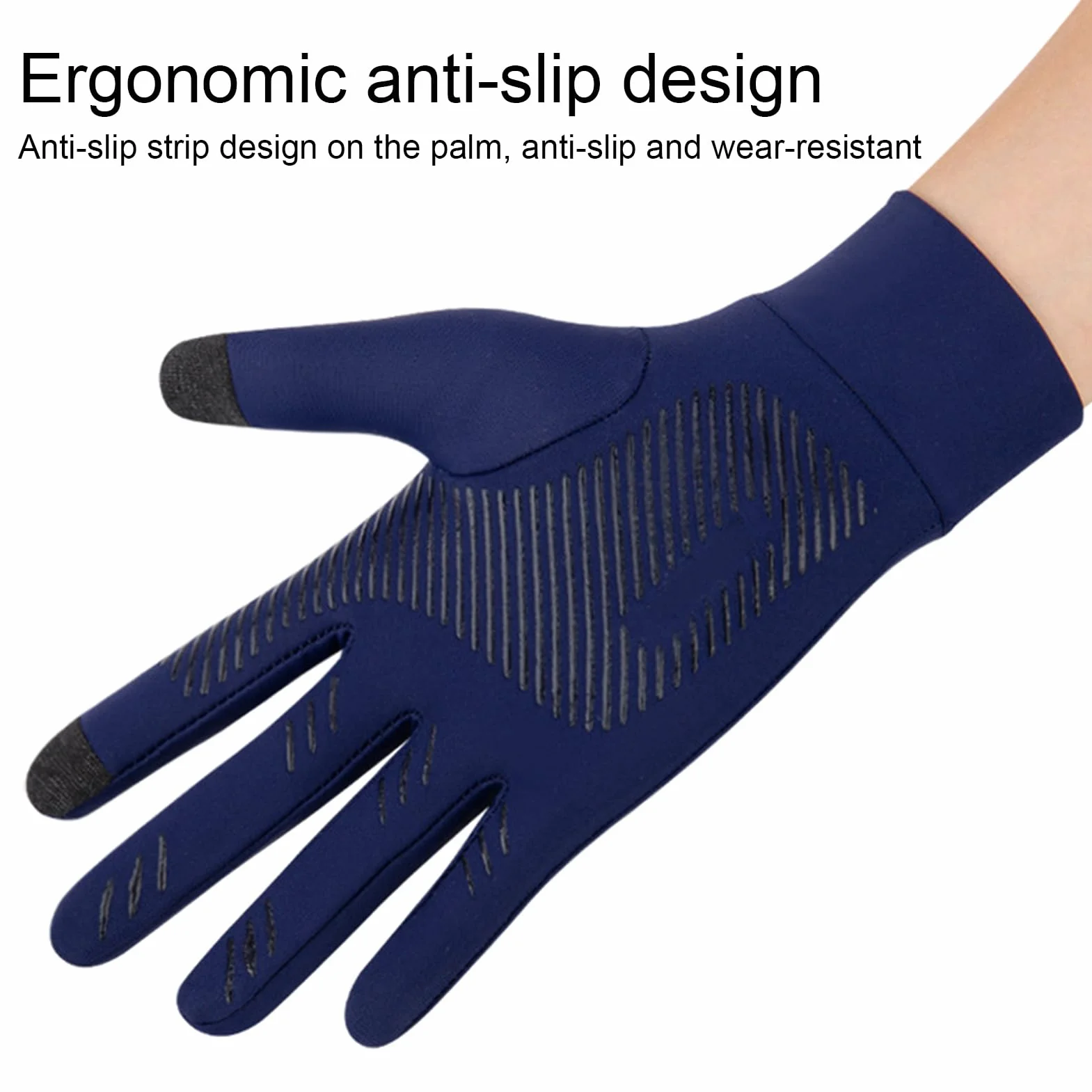 Guantes de protección solar UV para mujer - Guantes de conducción verano antideslizantes de seda de hielo