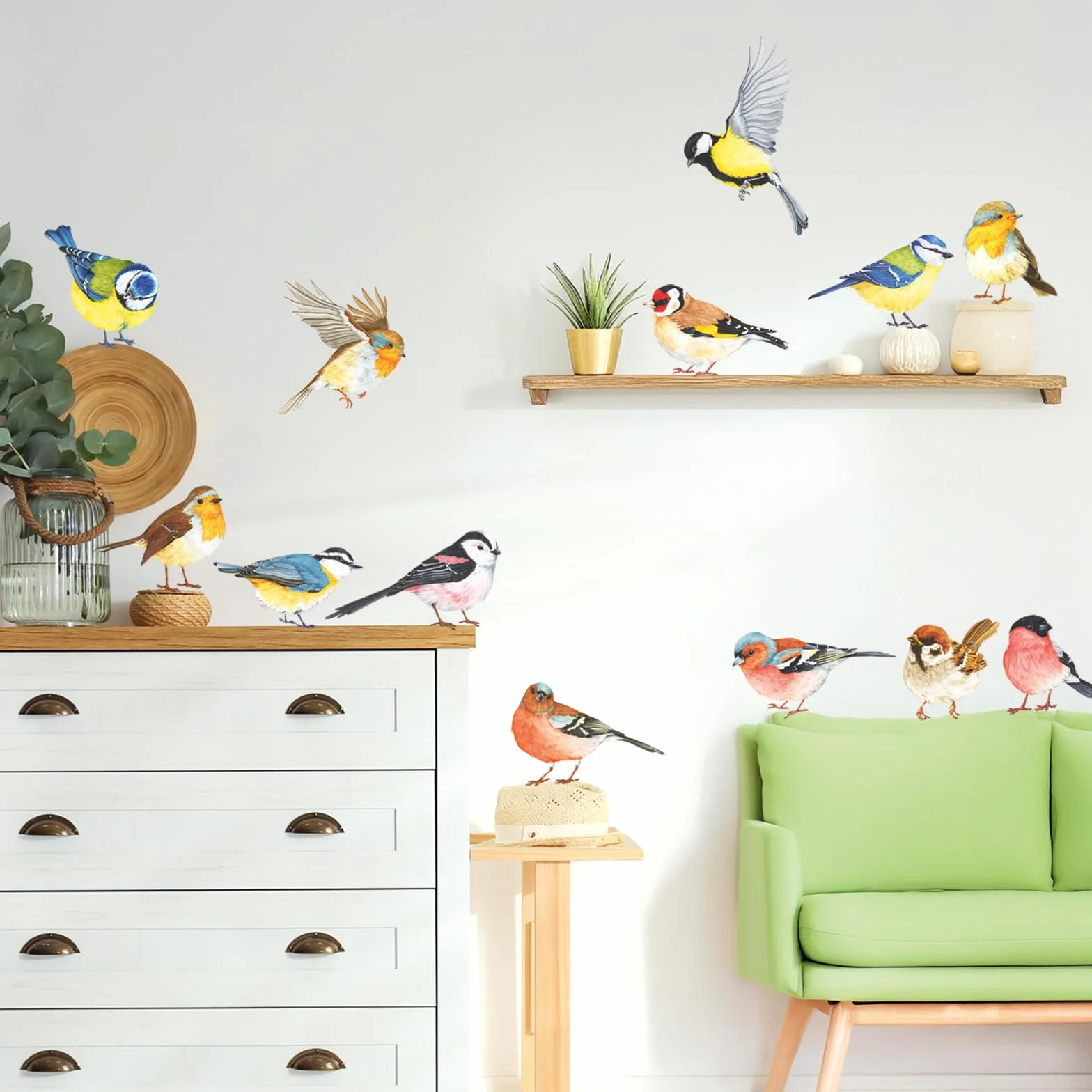 DECOWALL DS-8038 Vinilo Pegatinas Decorativas Pared Dormitorio Infantiles