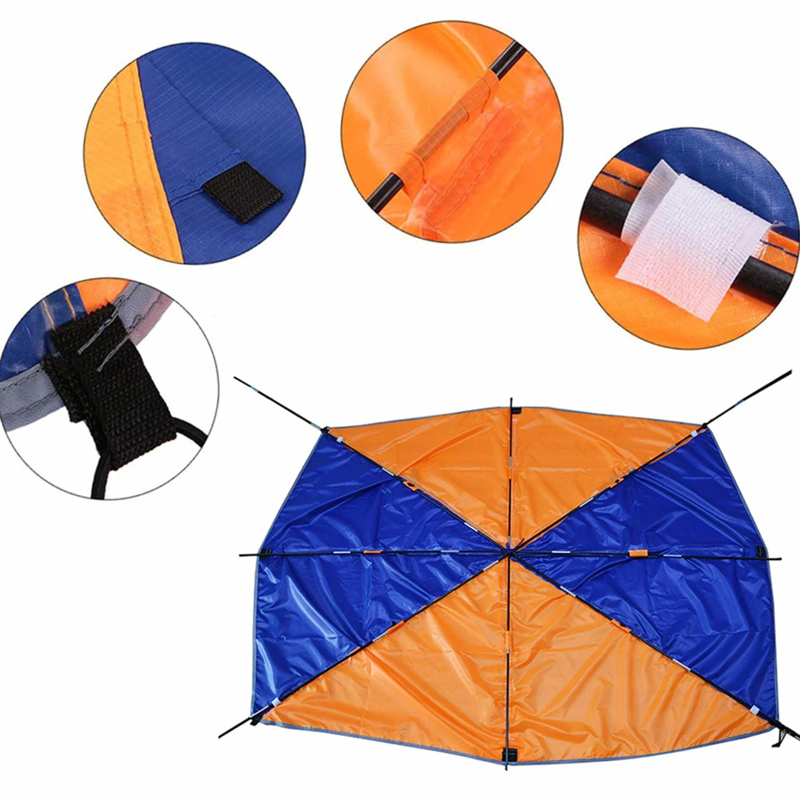 Toldo para barco hinchable 4-5 personas camping pesca