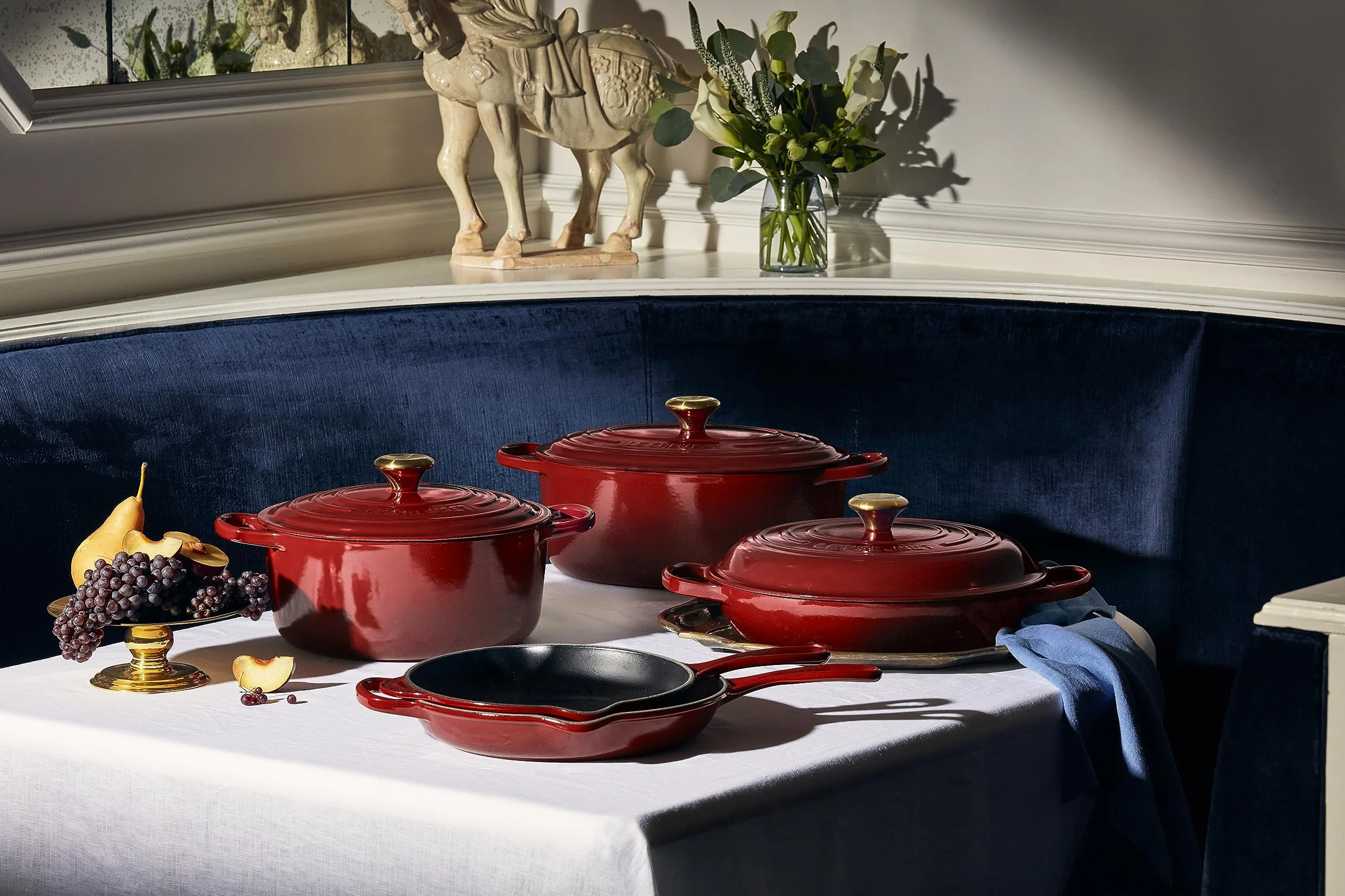 LE CREUSET - Cocotte Red. Signature 22 Garnet 21177229494441