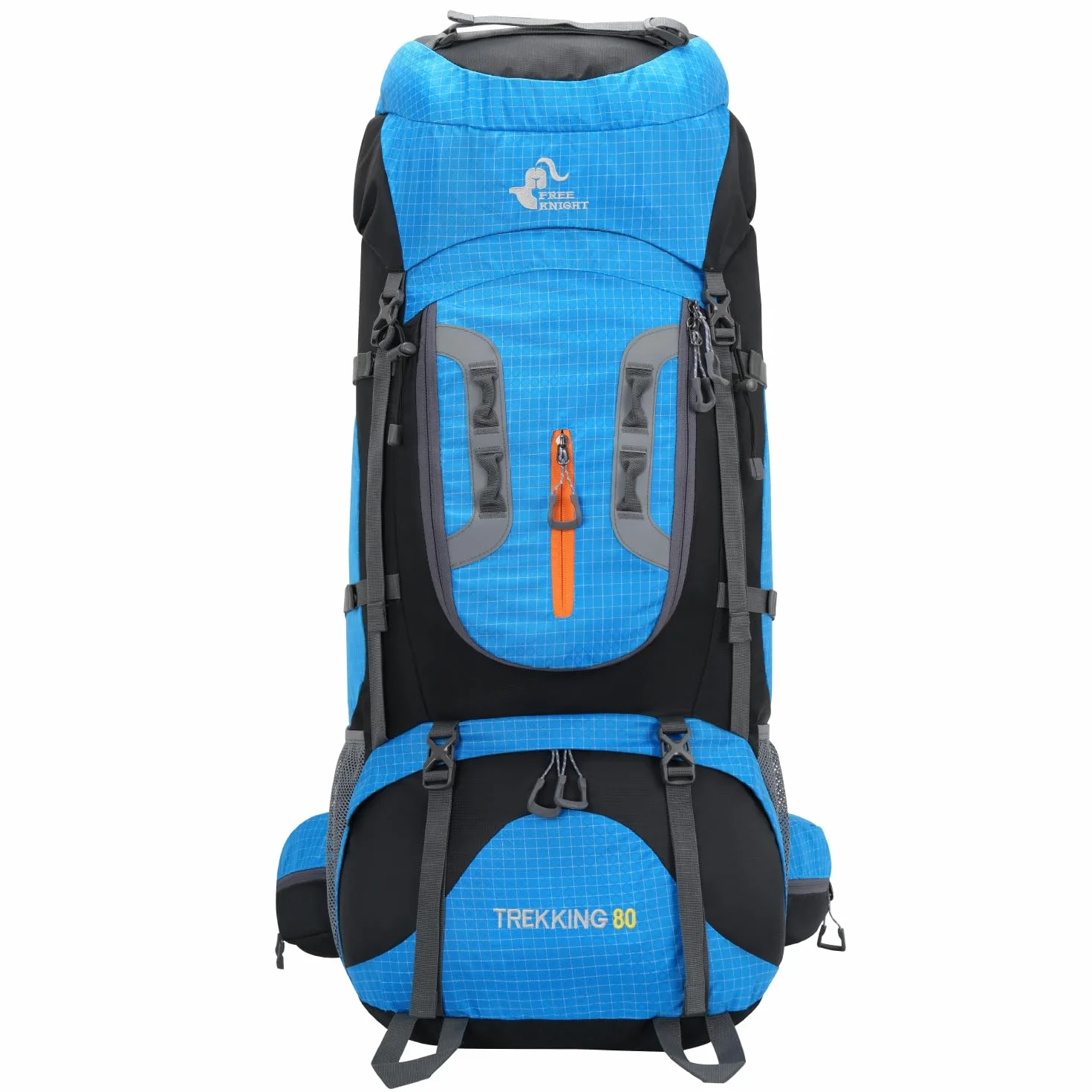 Bseash Mochila impermeable 80 L para senderismo camping con cubierta lluvia ligera deportes aire libre viajes escalada