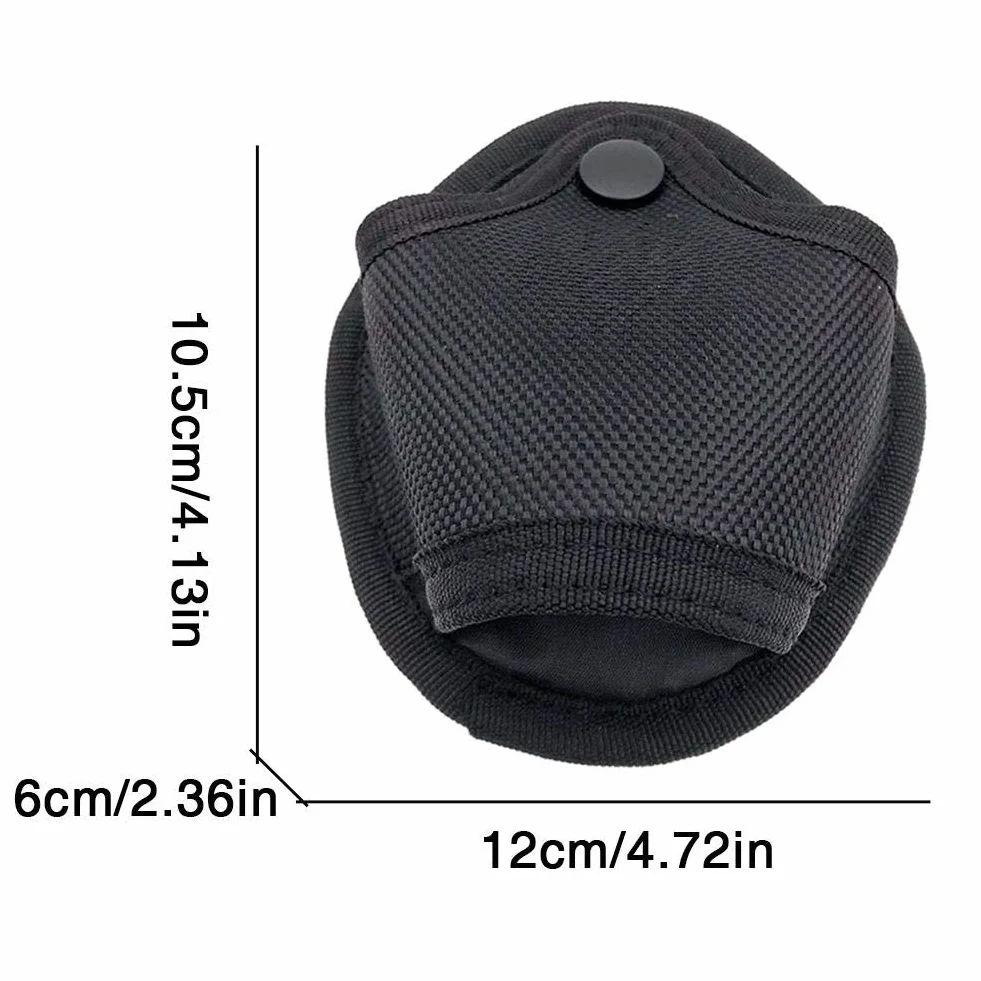 Nylon Funda para Esposas con Cinturón Tapa Abierta Bolsa para Cadena y Bisagras