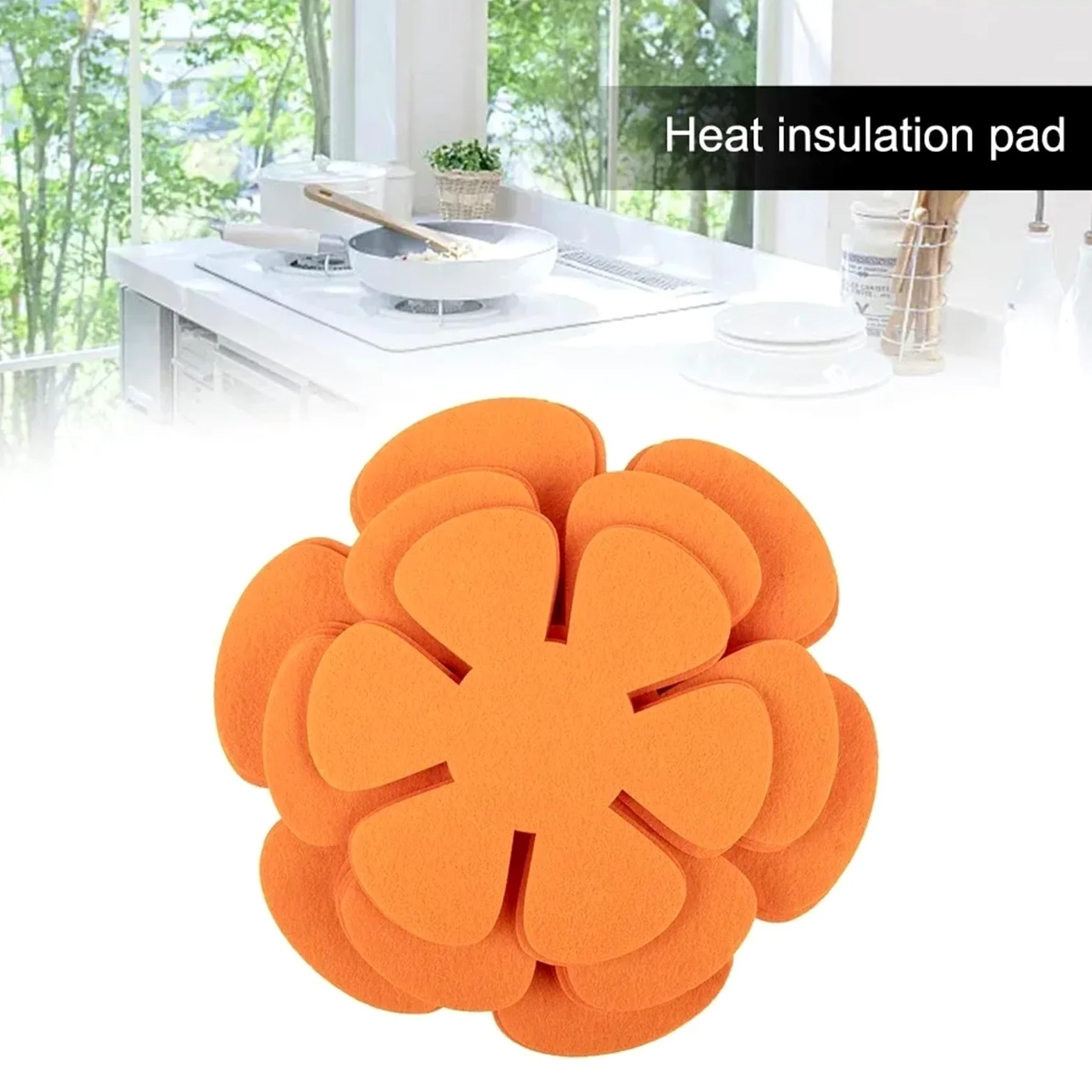 Almohadilla Aislante para Vajilla Juego de 3 Protectores de Fieltro for sartenes, antiarañazos, antiadherentes, for Proteger los Utensilios de Cocina(Lake Blue)
