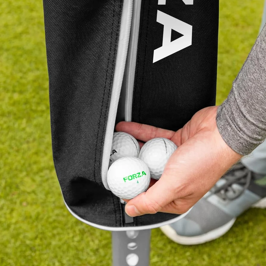 FORB Tubo Recogebolas de Golf con Bolsa – Recogedor de Pelotas de Aluminio (Capacidad de 85 Bolas de Golf)