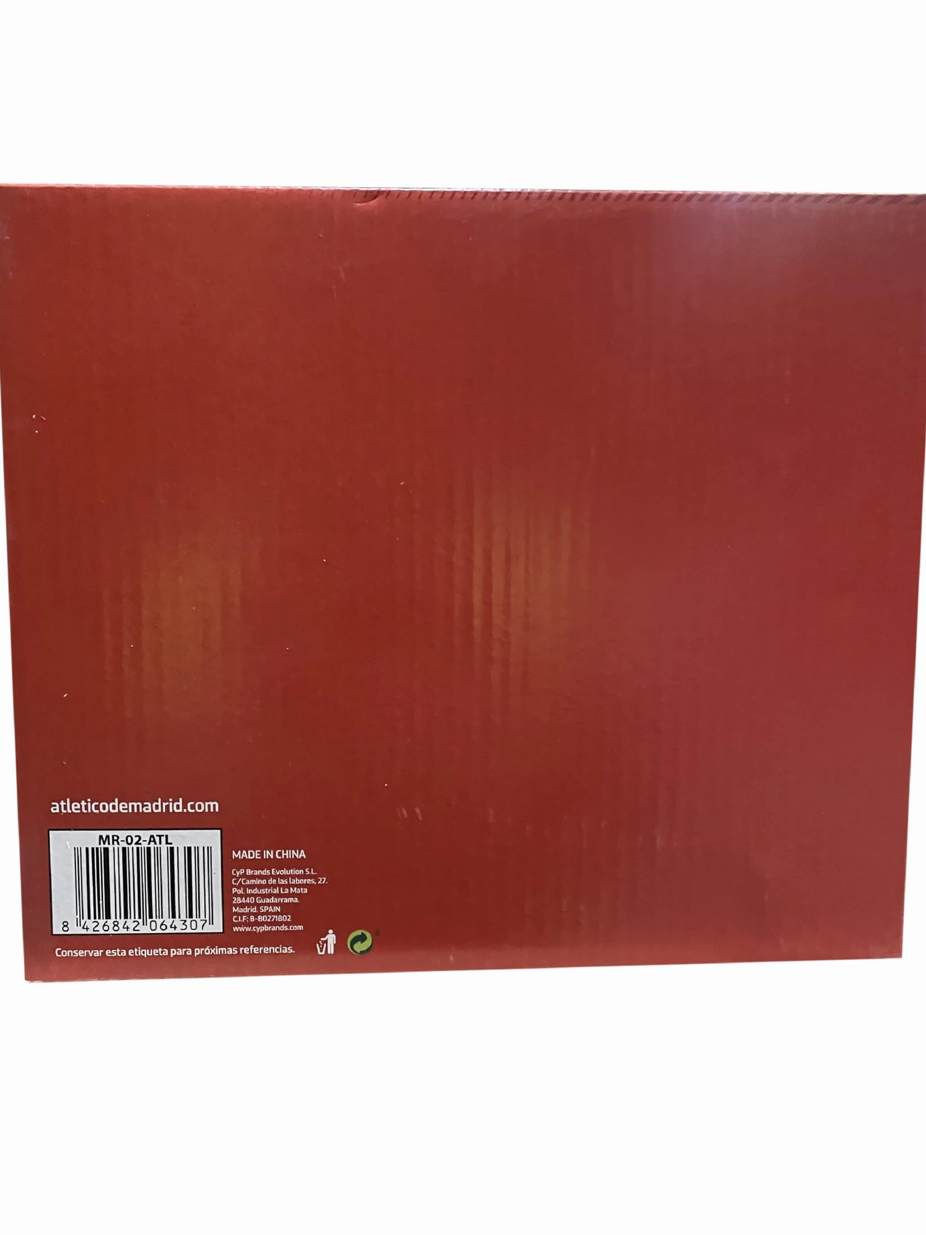 Atletico de Madrid Maqueta Resina Estadio Wanda Metropolitano Color Cobre Producto Oficial