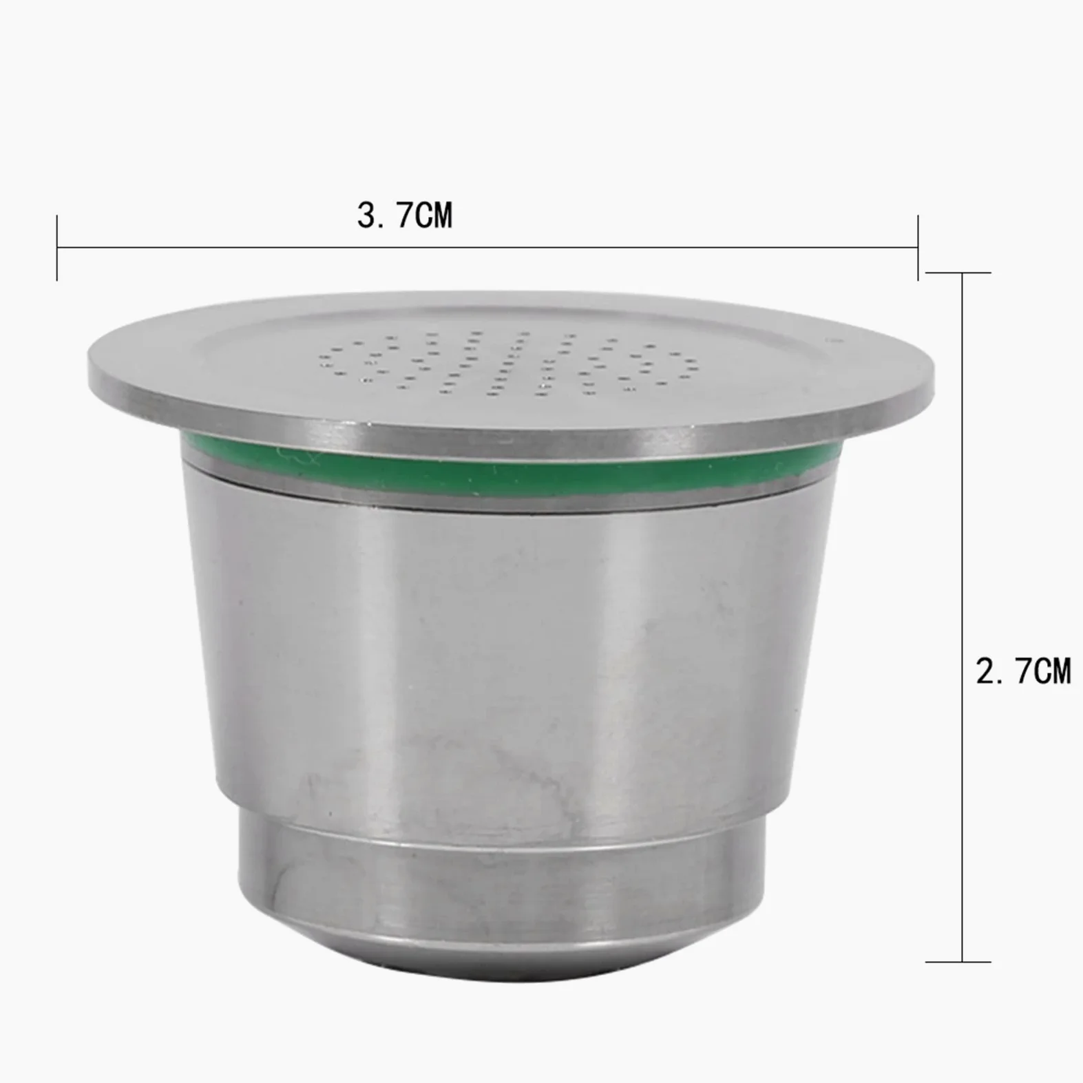 Máquina de Cápsulas café, Material Cápsula Acero Inoxidable para Filtros Reutilizables, 2 uds.