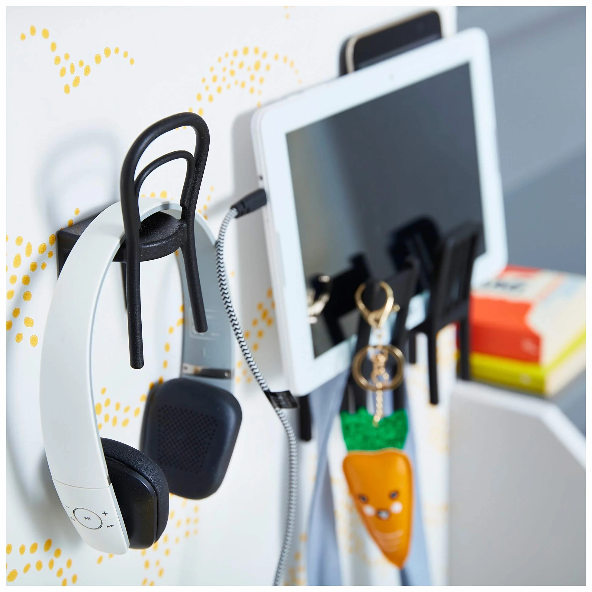 ikeaa Kit de 3 perchas para ropa en forma de silla de plástico ABS resistente para hacer especial tu habitación, tu oficina