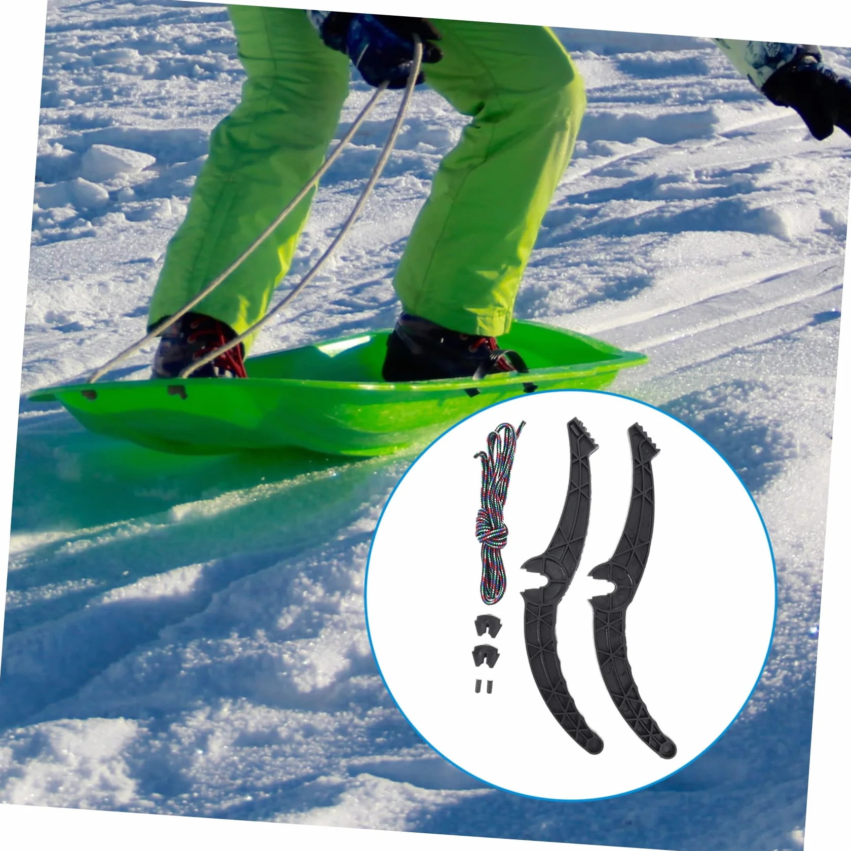 UPKOCH Palanca De Freno Antideslizante para Trineo y Snowboard 13.8 Pulgadas