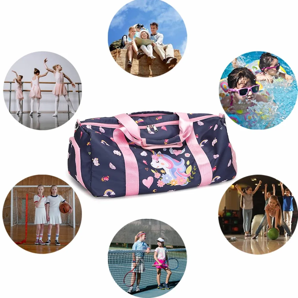 Bolsa de Deporte para Niña, Bolsa de Baile, Bolsa de Viaje, Bolsa de Ballet