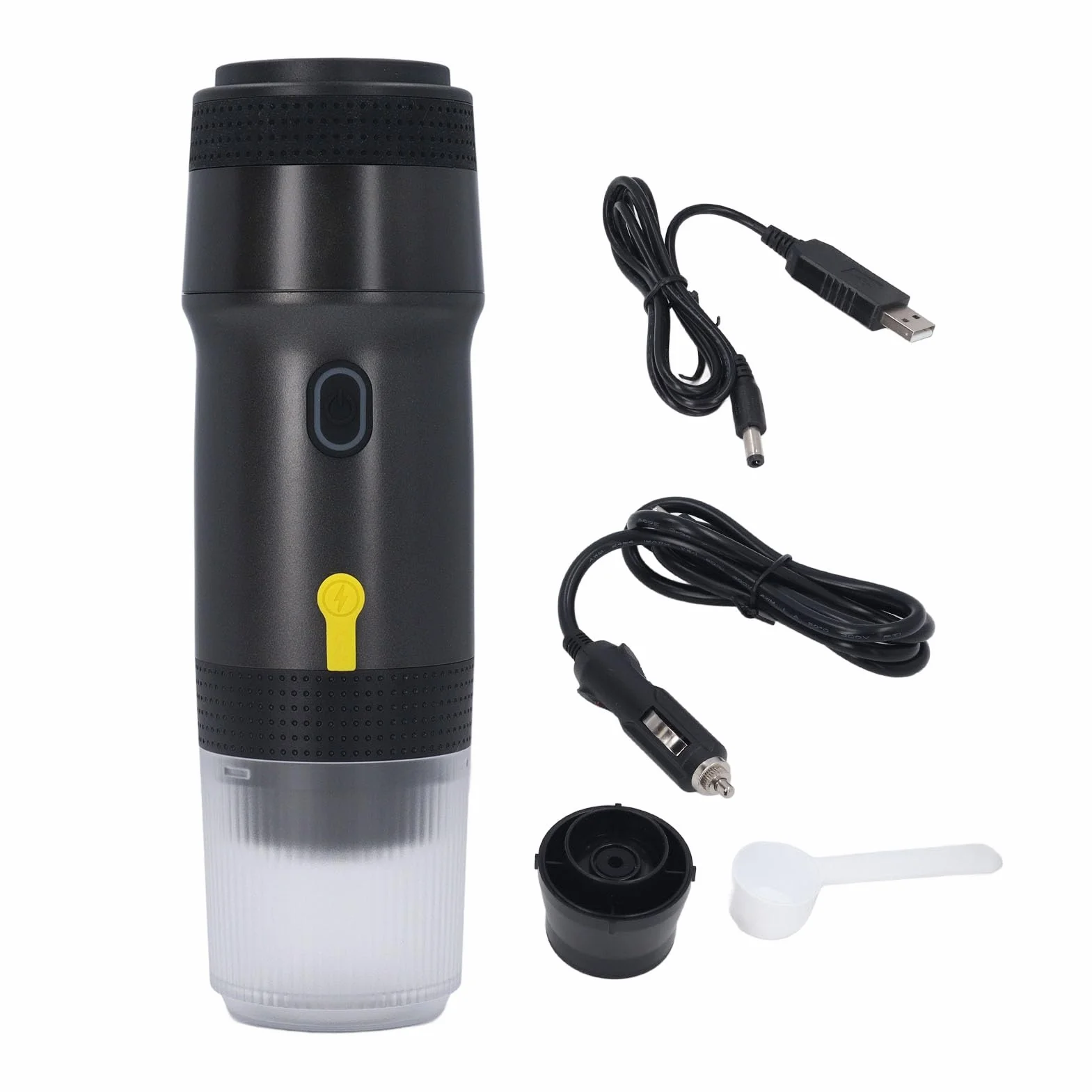 Portátil, Mini Eléctrica, Compatible con Cápsulas NES para Cápsulas DG, Cartuchos de café en Polvo, Extracción de 20 Barras, Recargable por USB para Viajes en