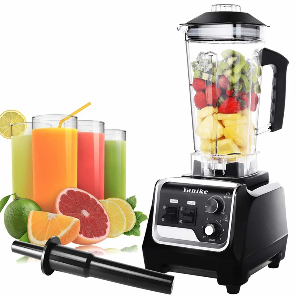 Licuadora Profesional Batidora de Baso, 2200W Licuadoras de Alta Velocidad para Batidos, licuadora smoothies de Hielo, Postre Congelado con Temporizador, Tarro de Tritán de 2 Litros sin BPA