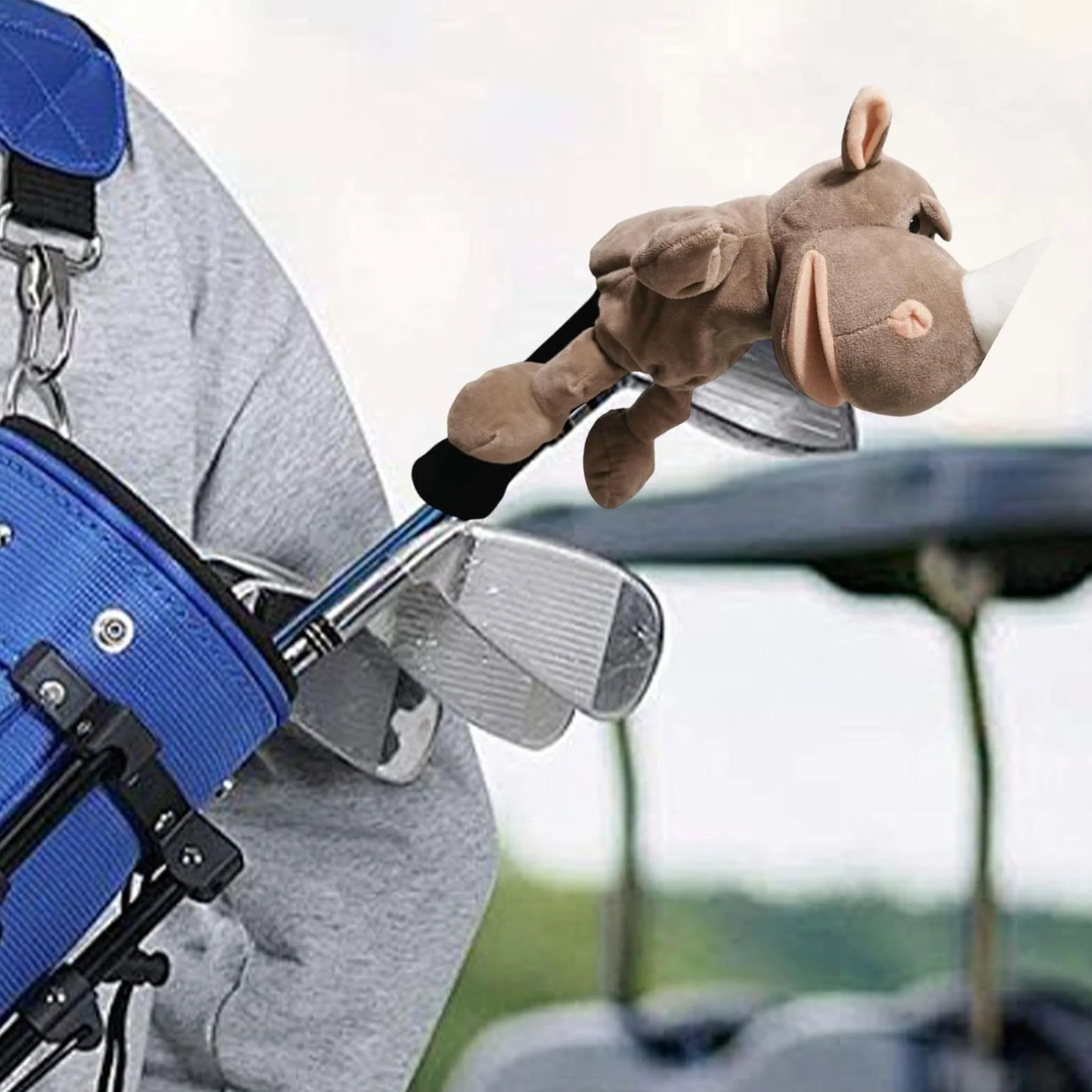 Cubiertas para Club de Golf de Felpa Animales Fundas de Conductor Divertido Escudo Protección