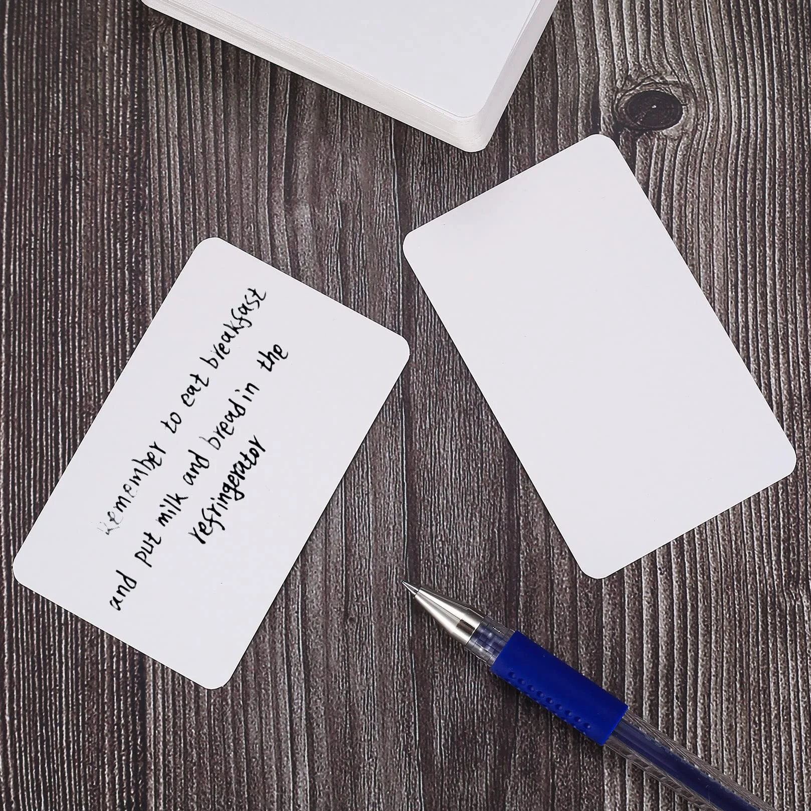 150 PiezasTarjetas de Papel Kraft, Tarjetas Estudio de Mensaje, Tarjetas para Escribir Bloc de Notas para Memorizar DIY Regalo - Blanco, 8,8x5,2 cm/3,5x2,04 Pulgadas